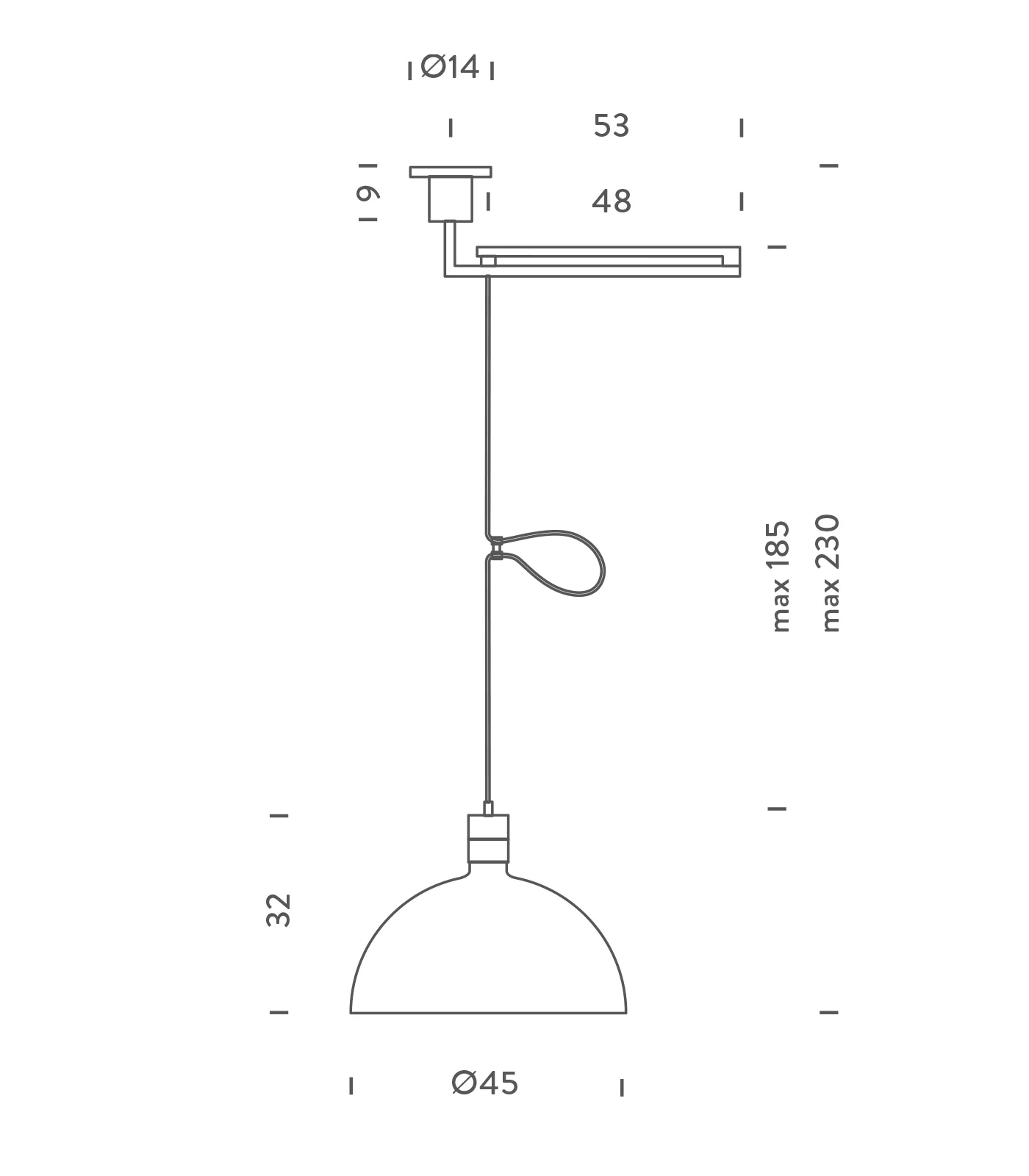 Albini AM/AS Arm Pendant Light - Image 9