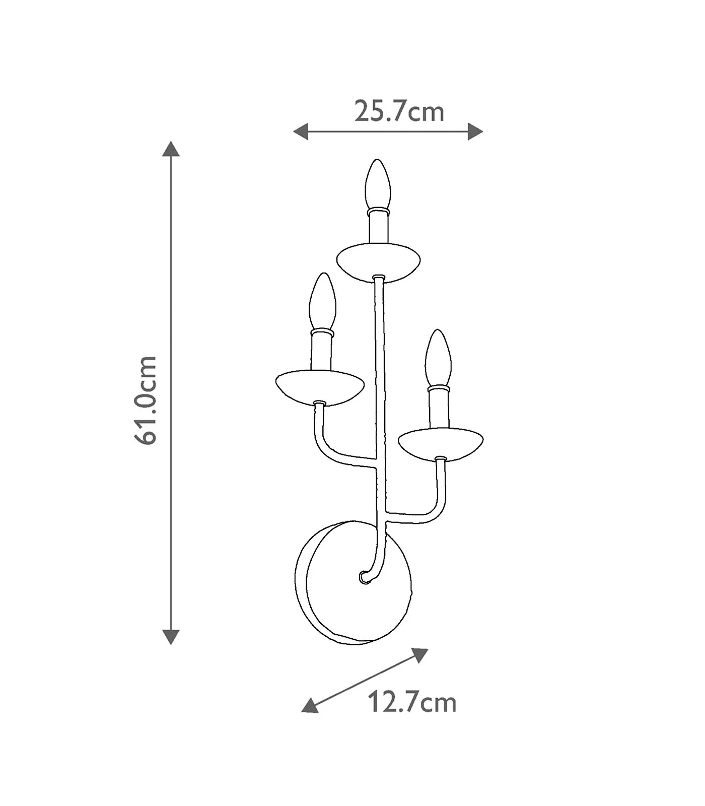 Annie 3lt Wall Light - Image 2