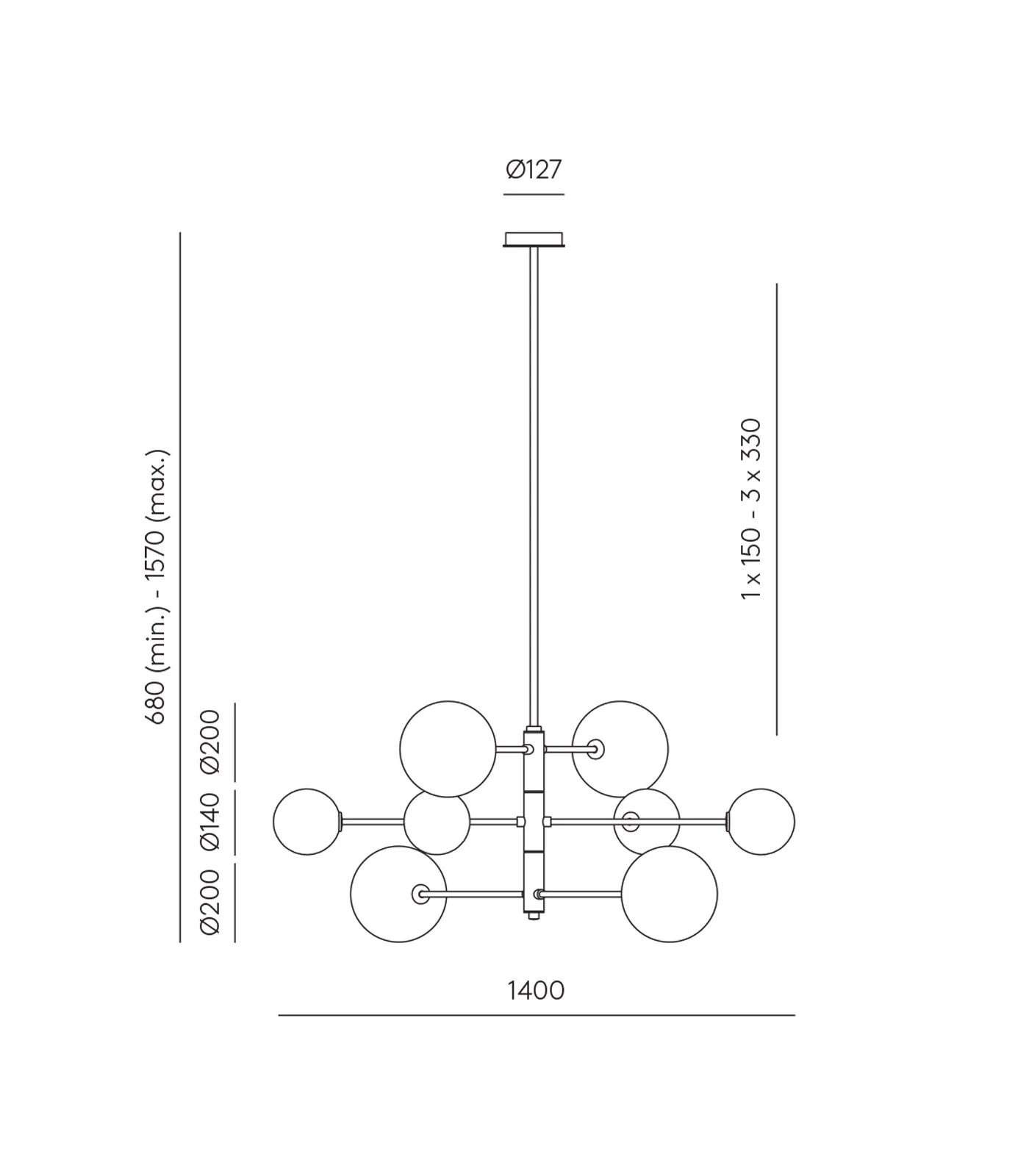 Atom Pendant Light - Image 4