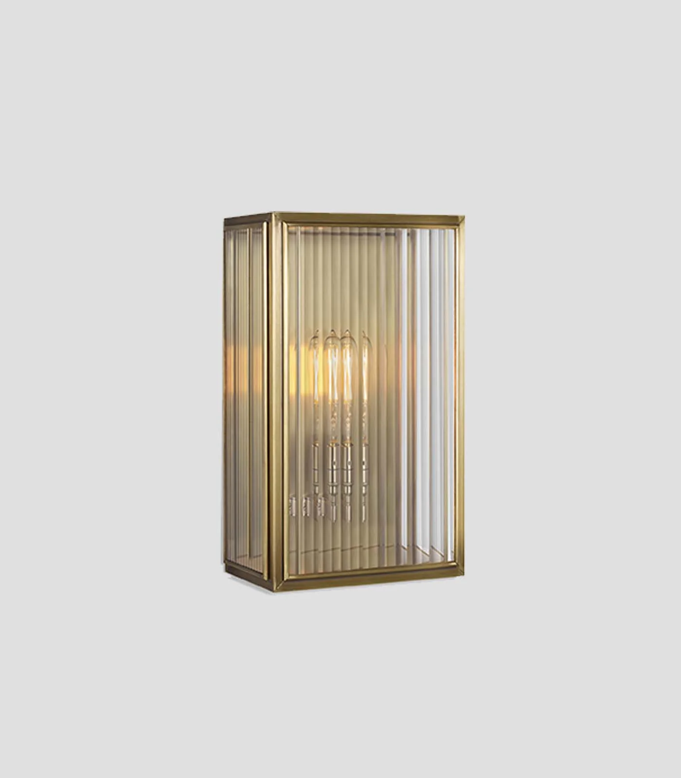 Birch Reeded Wall Light - Image 7