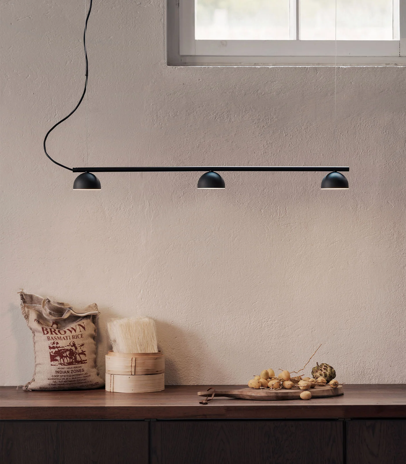 Blush Rail 3lt Pendant Light - Image 3