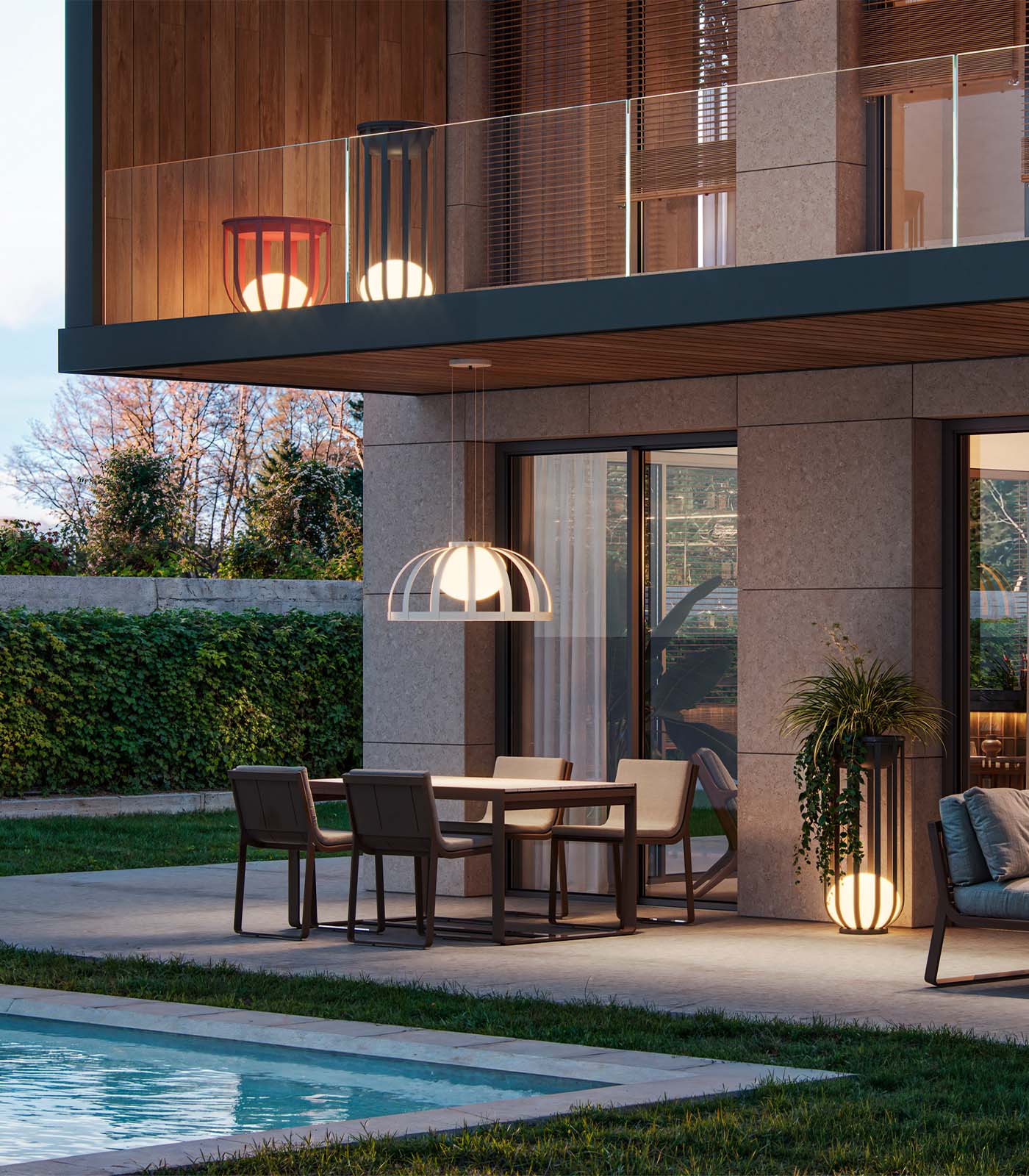Bols Outdoor Pendant Light - Image 7