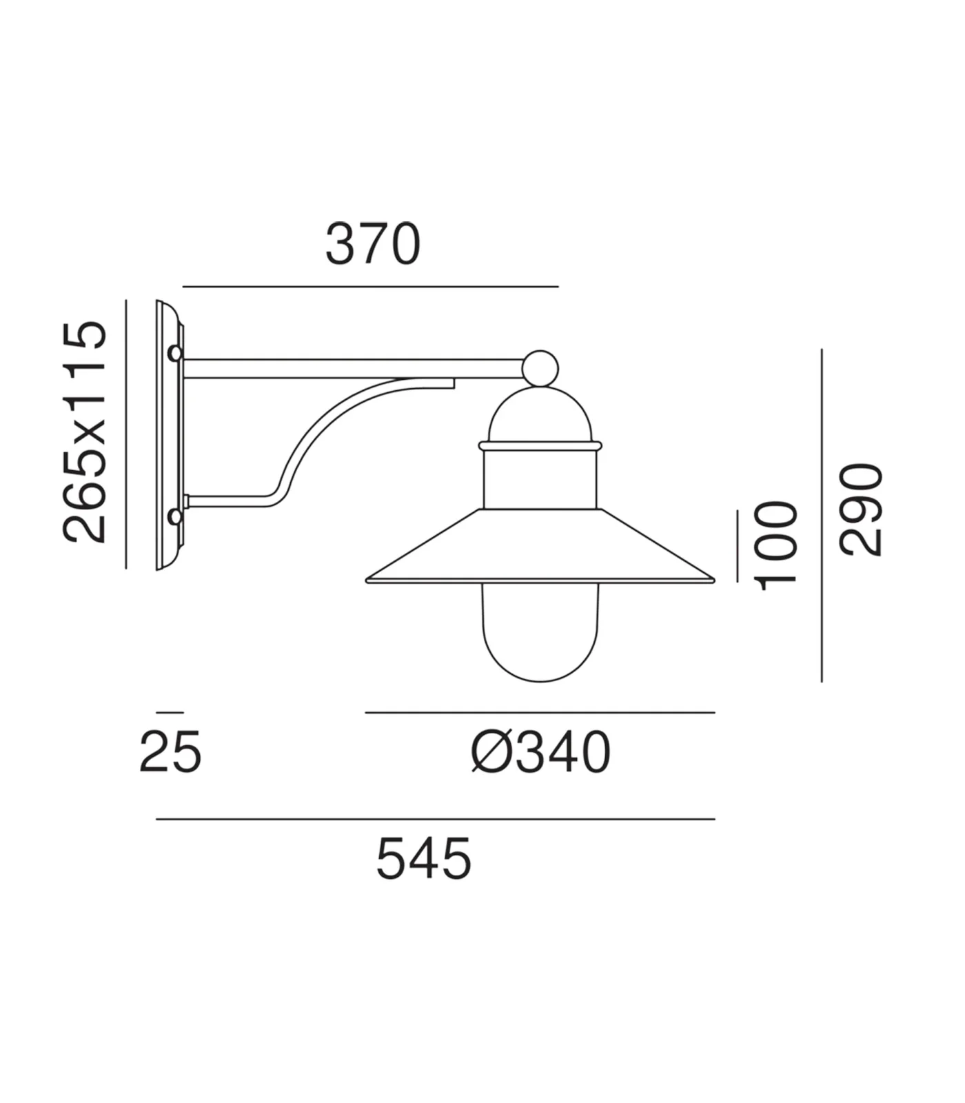 Borgo Wall Light - Image 7
