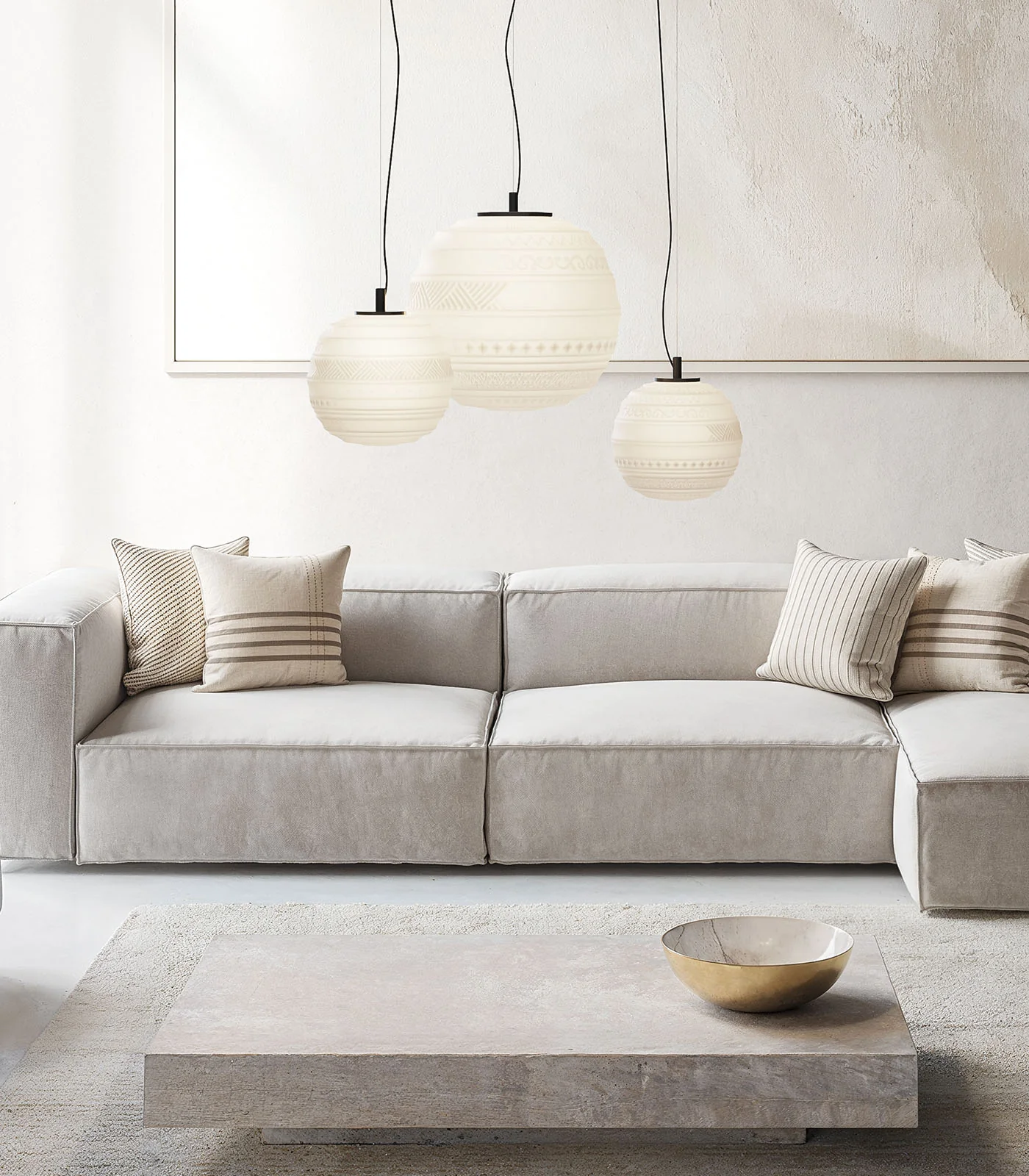 Braille Pendant Light