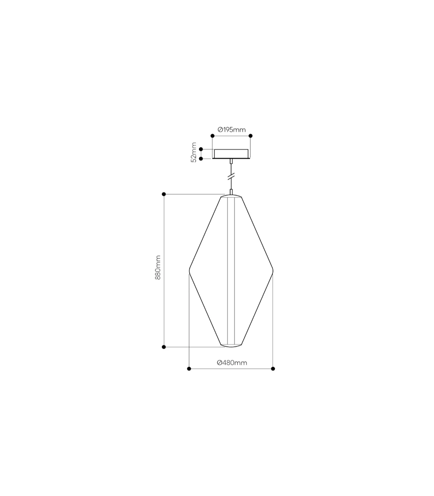Buoy Double Cone Pendant Light - Image 13