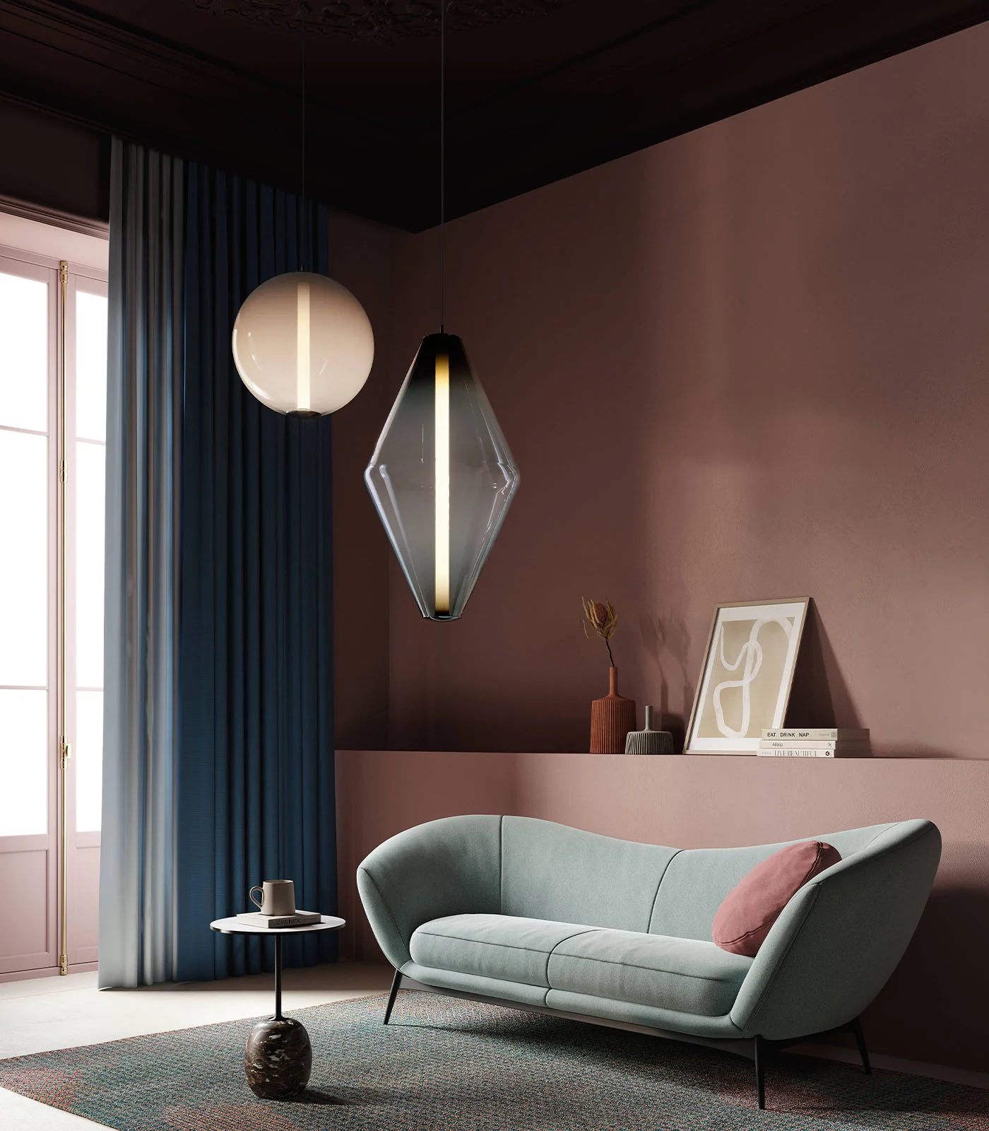 Buoy Double Cone Pendant Light - Image 6