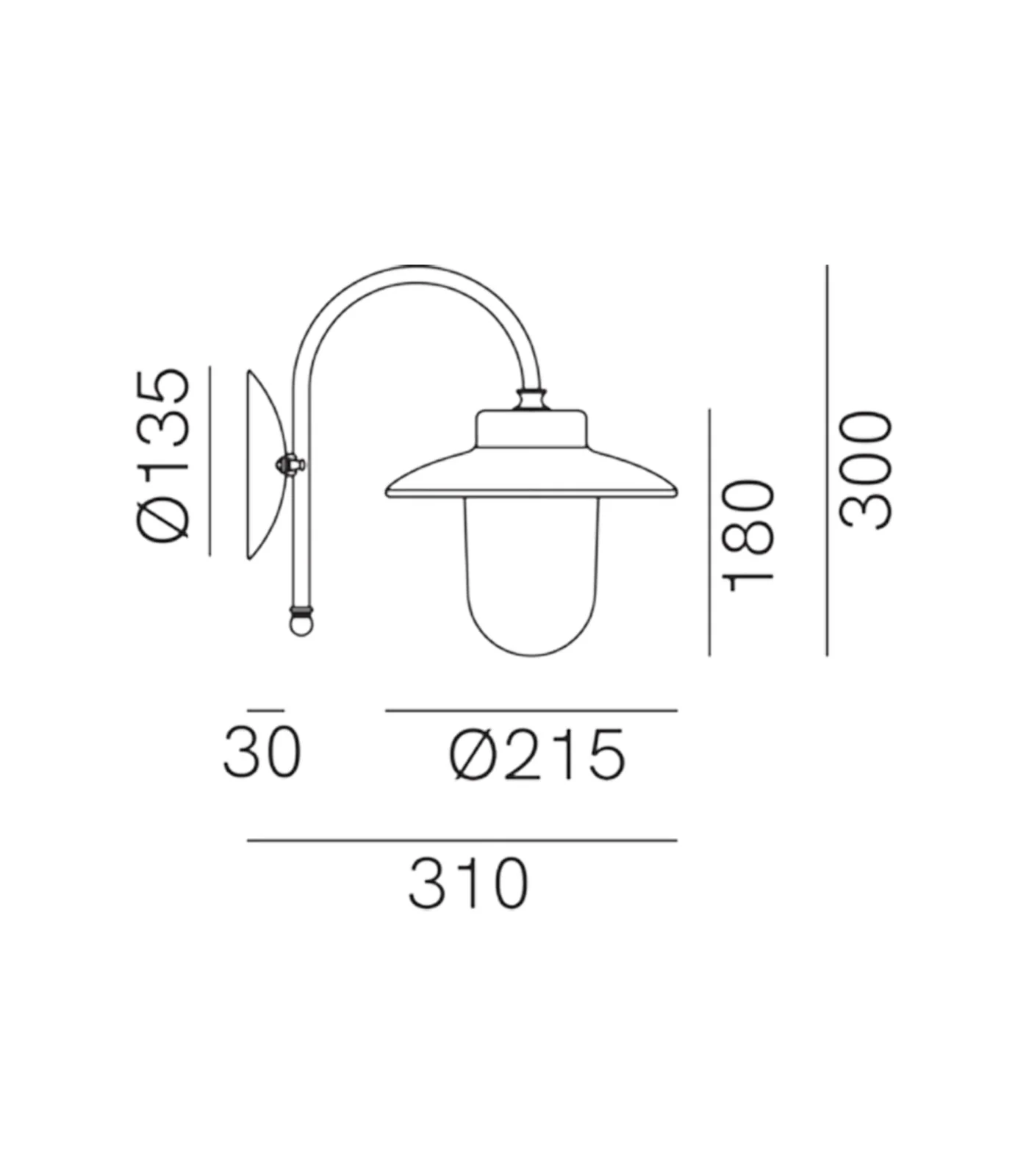 Calmaggiore Outdoor Wall Light - Image 2