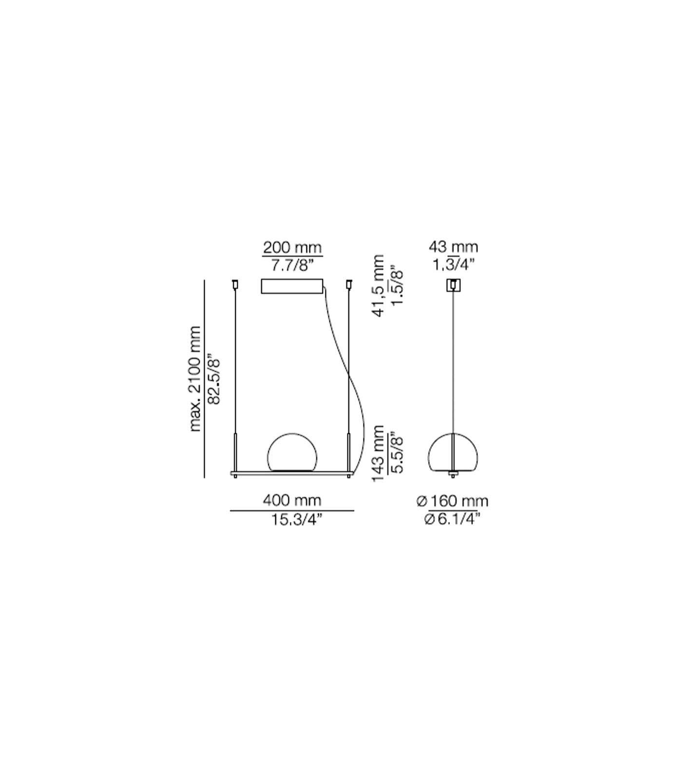 Circ Linear Pendant Light - Image 8