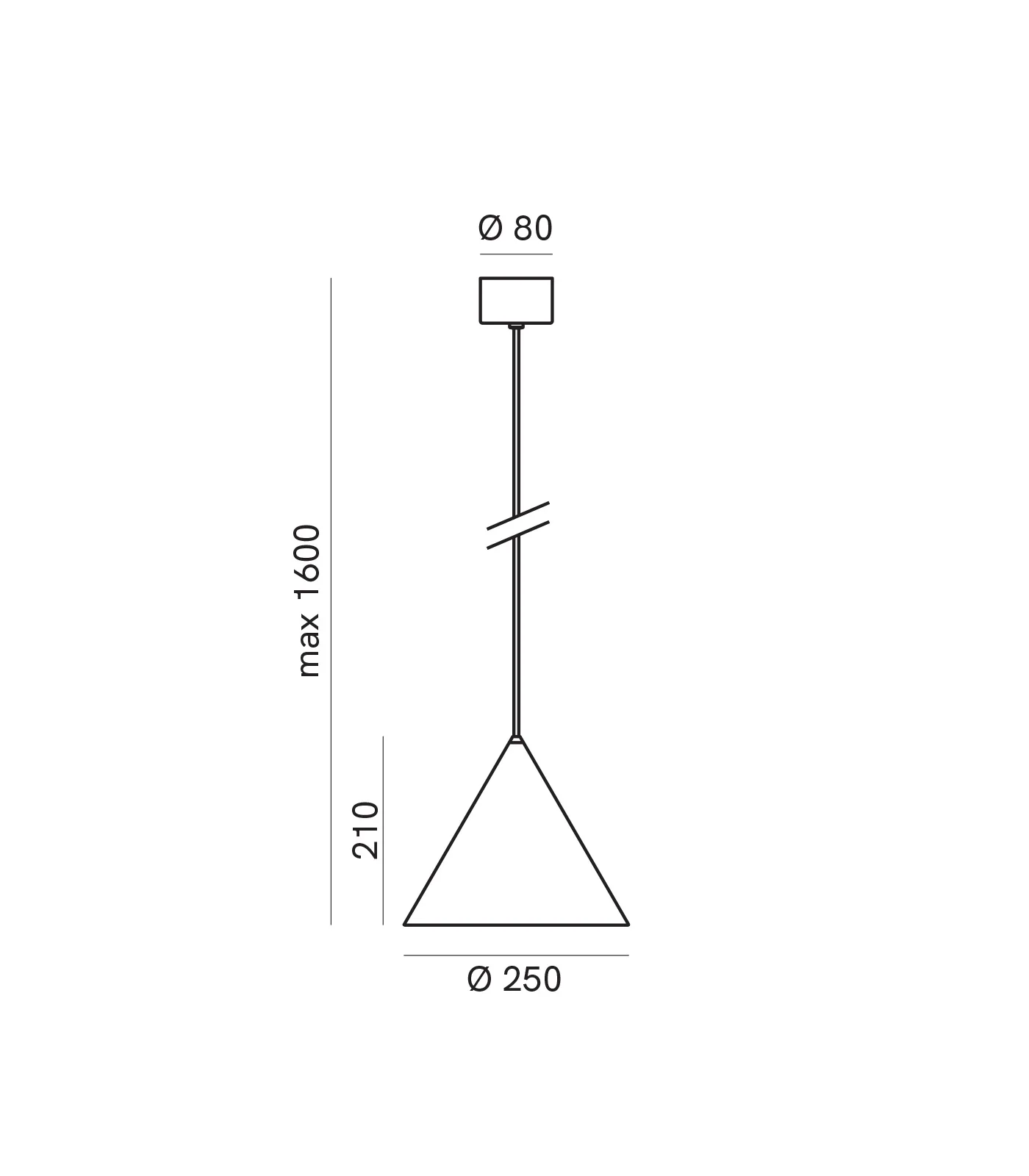 Cone Outdoor Pendant Light - Image 5