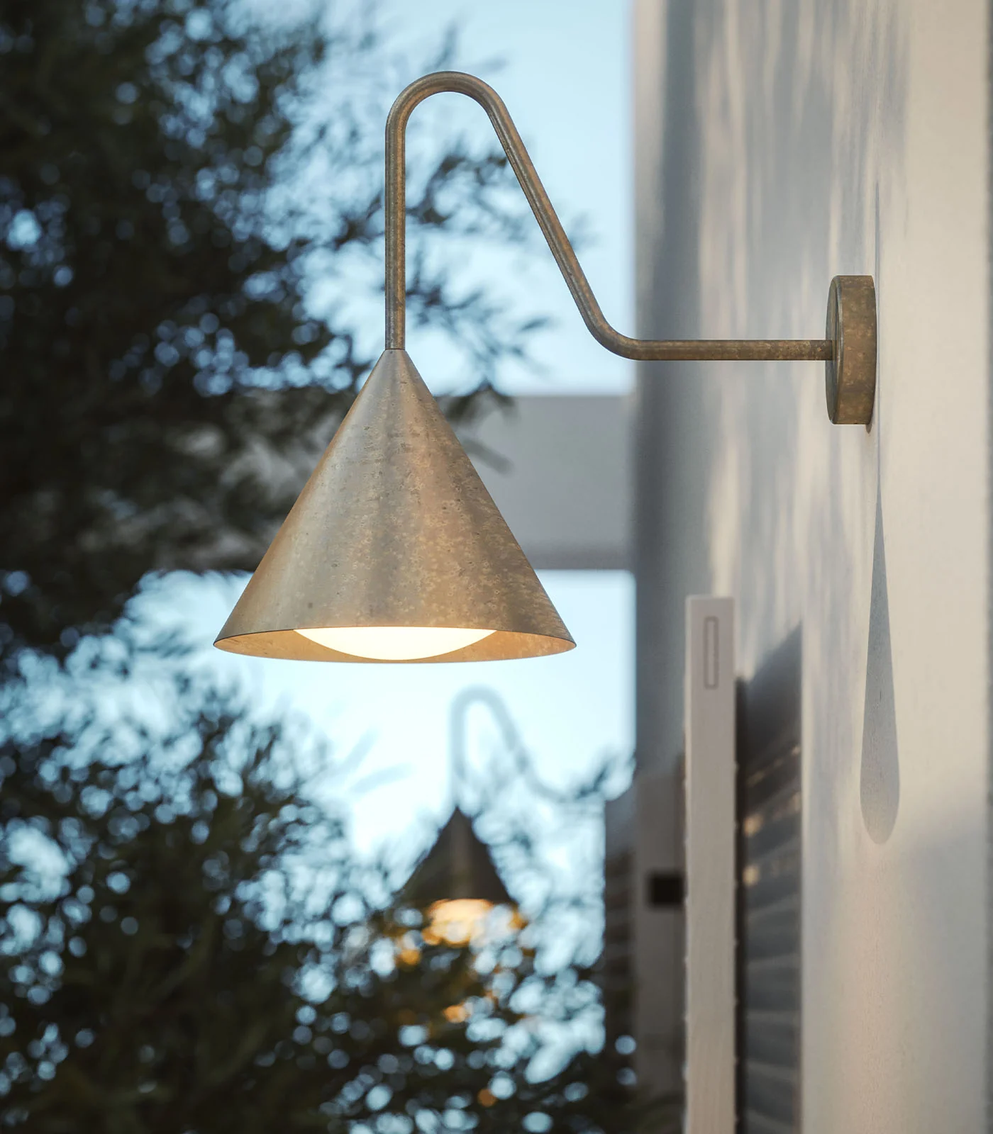 Cone Outdoor Wall Light - Image 3