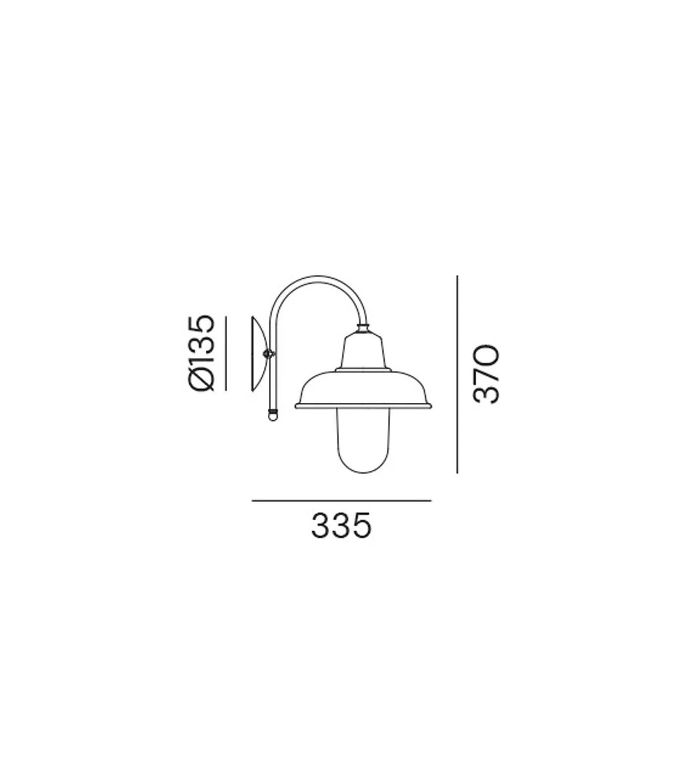 Contrada Outdoor Wall Light - Image 3