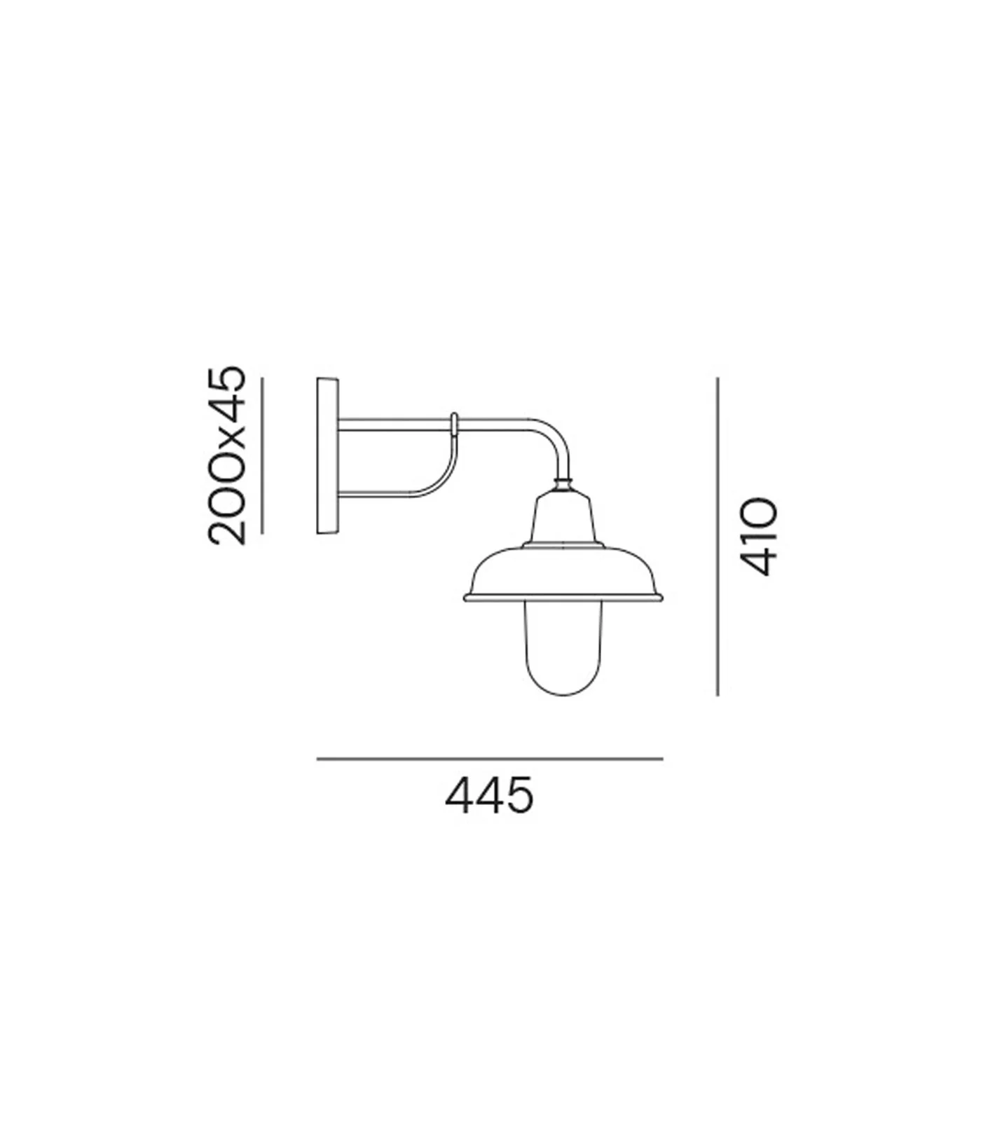 Contrada Outdoor Wall Light - Image 4