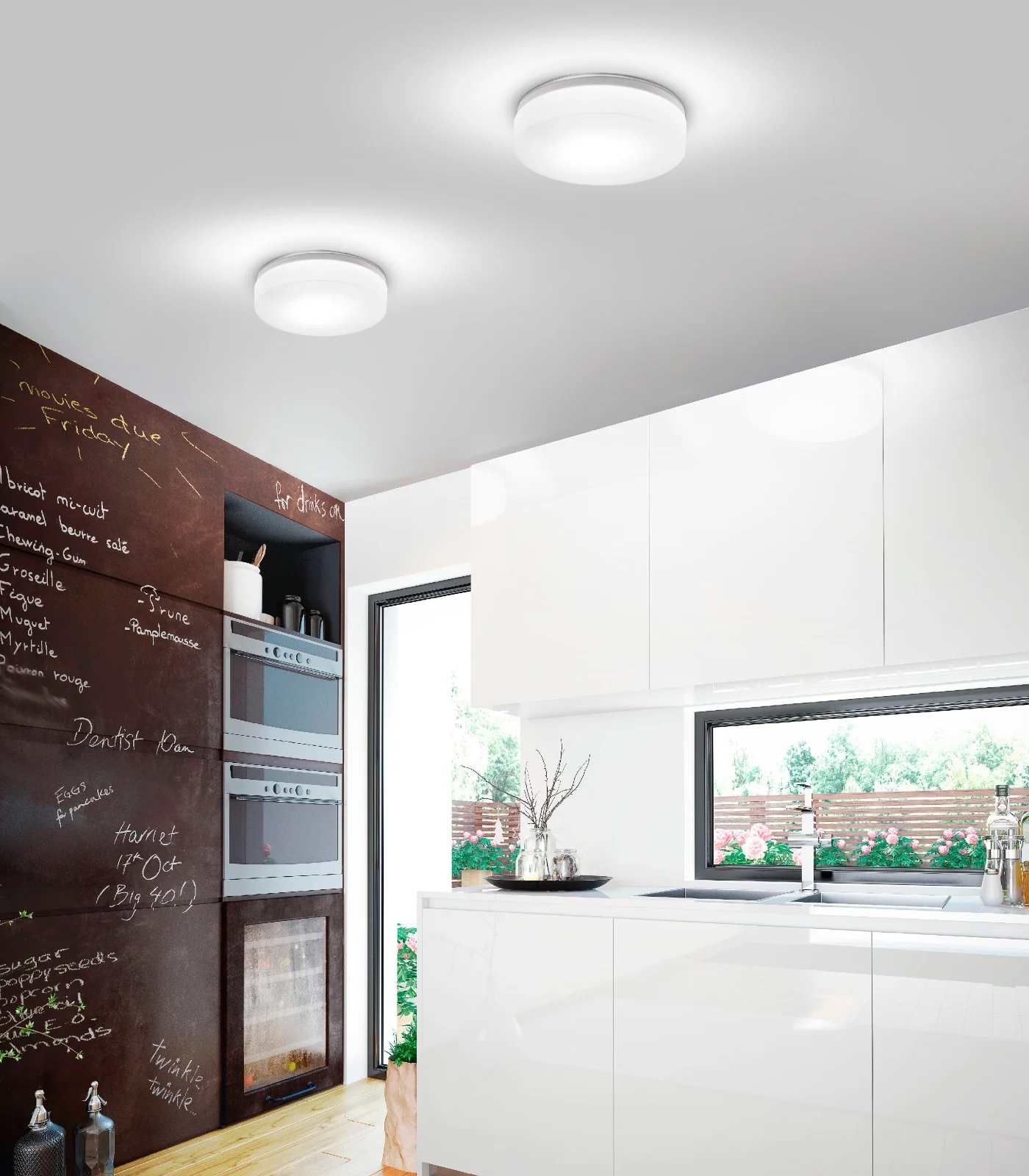 Drum Bayonet Wall/Ceiling Light