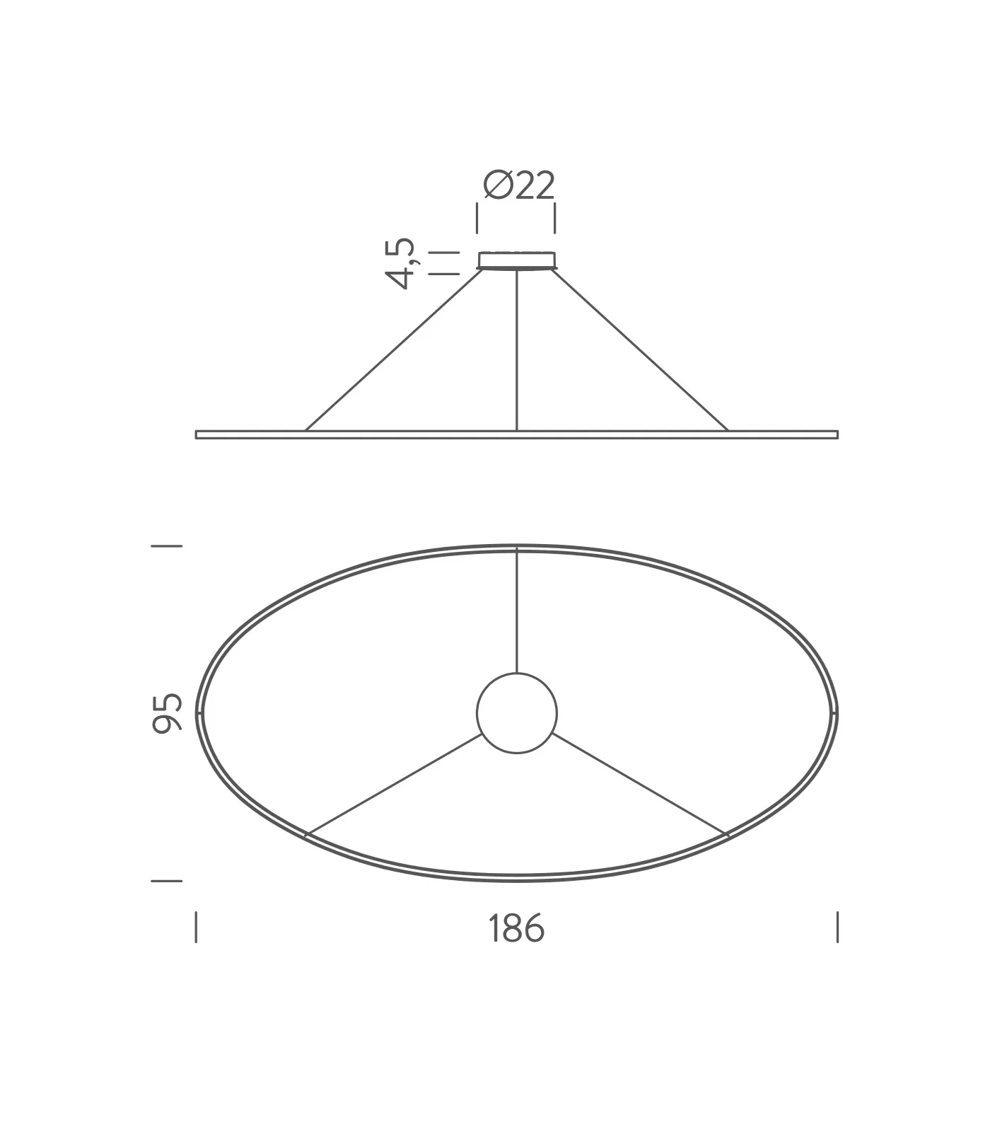 Ellisse Pendant Light - Image 10