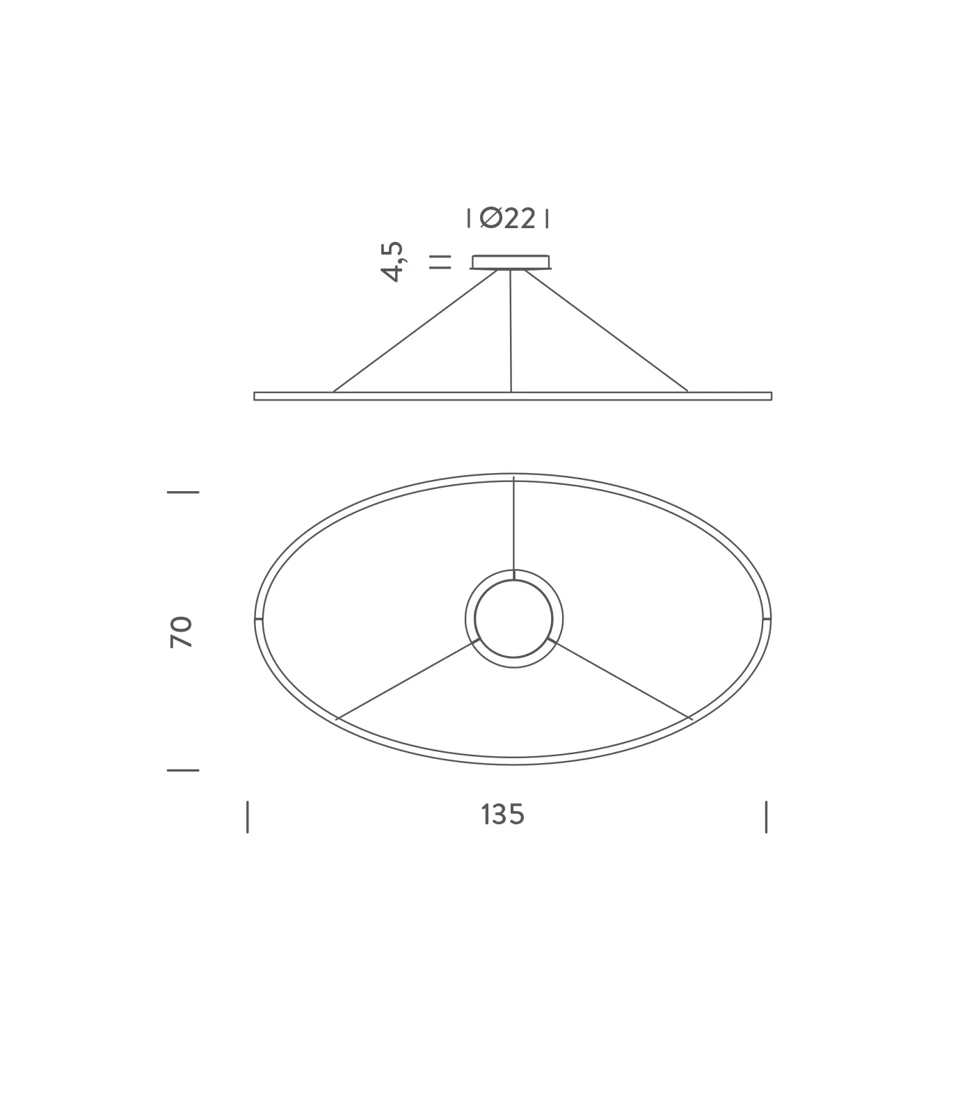 Ellisse Pendant Light - Image 11