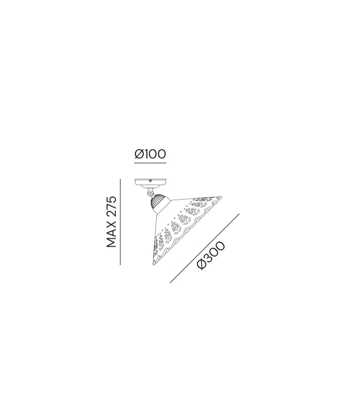Fior Di Pizzo Ceiling Light - Image 4