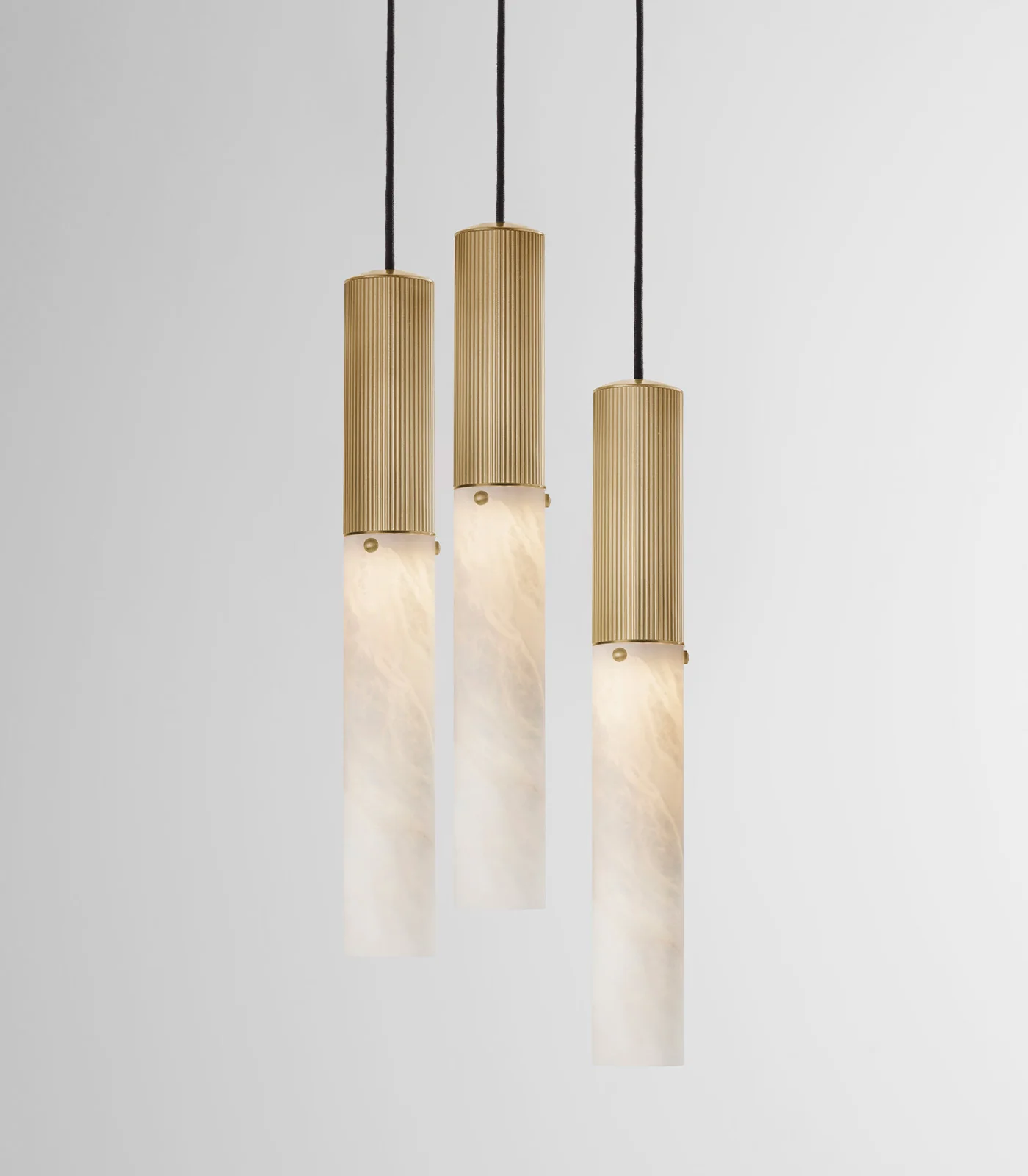 Flume Alabaster 3lt Pendant Light - Image 3