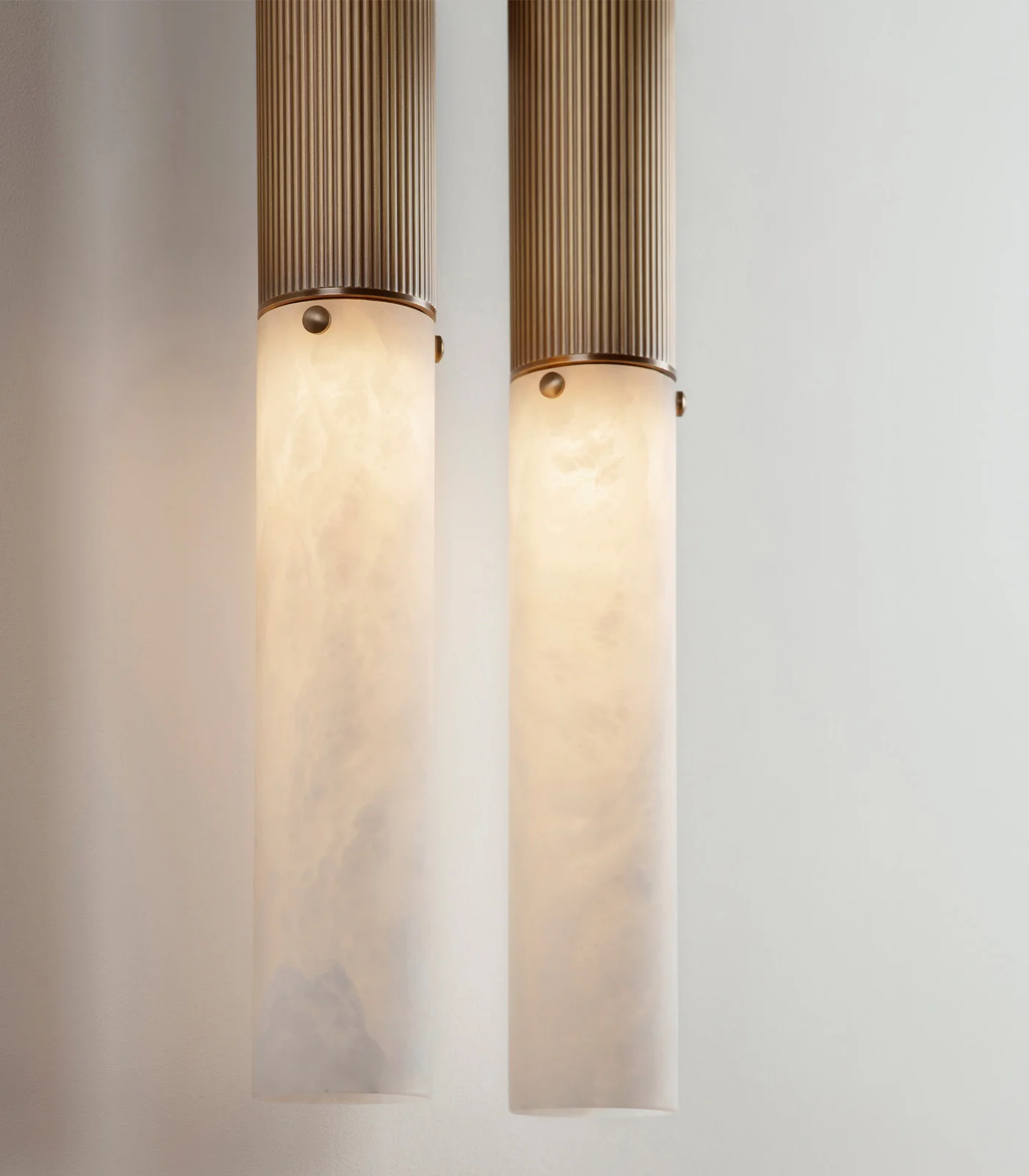 Flume Alabaster Double Wall Light - Image 4