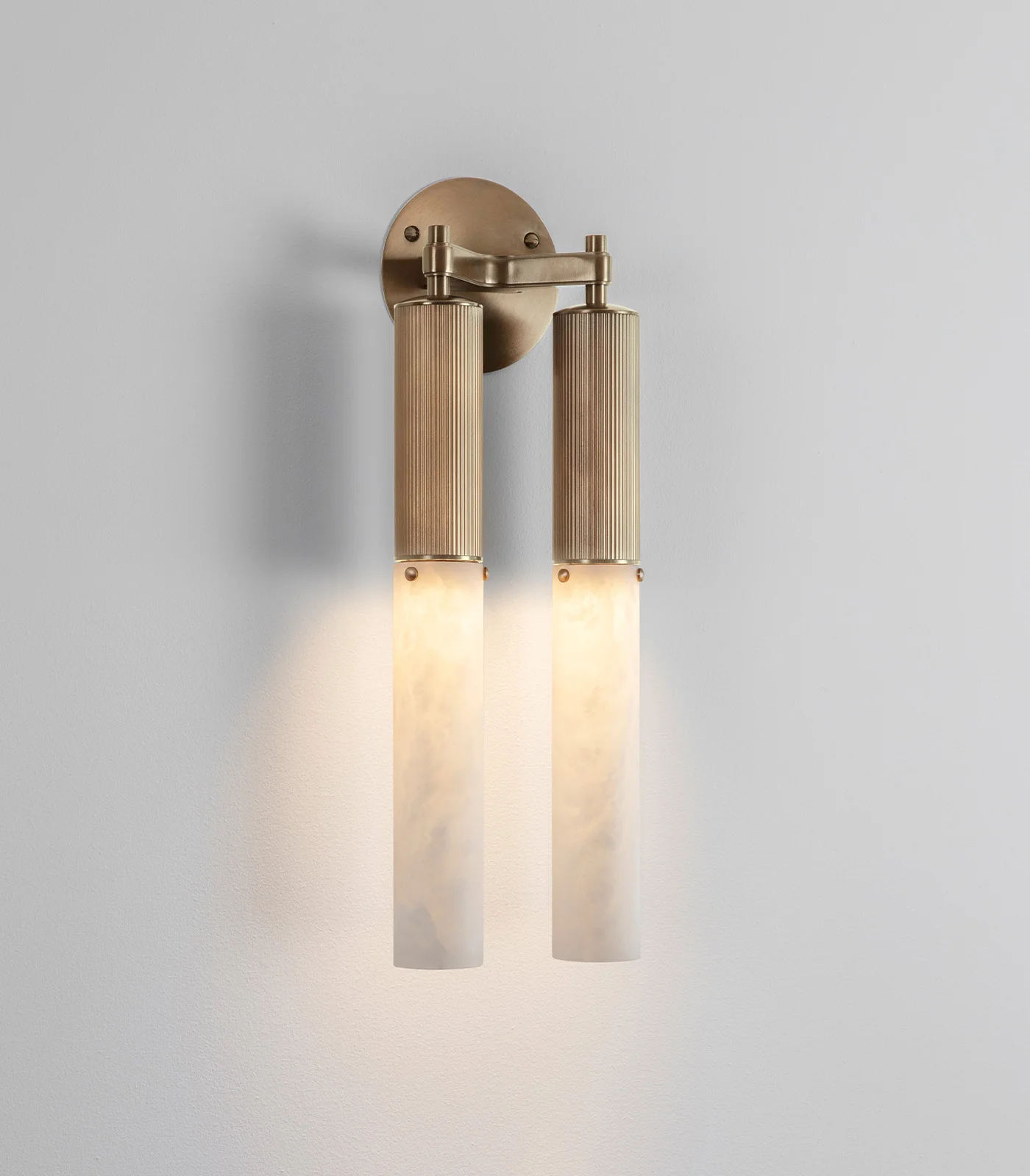 Flume Alabaster Double Wall Light - Image 5