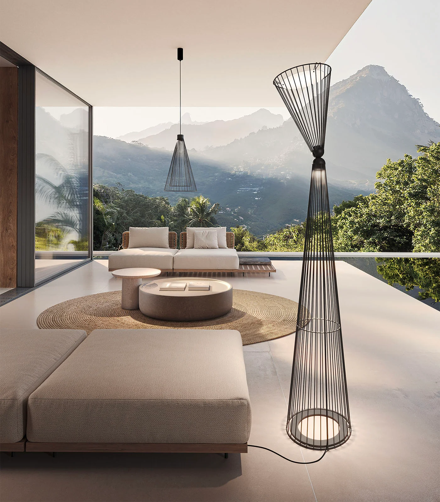 Ikonika Outdoor Floor Lamp - Image 3