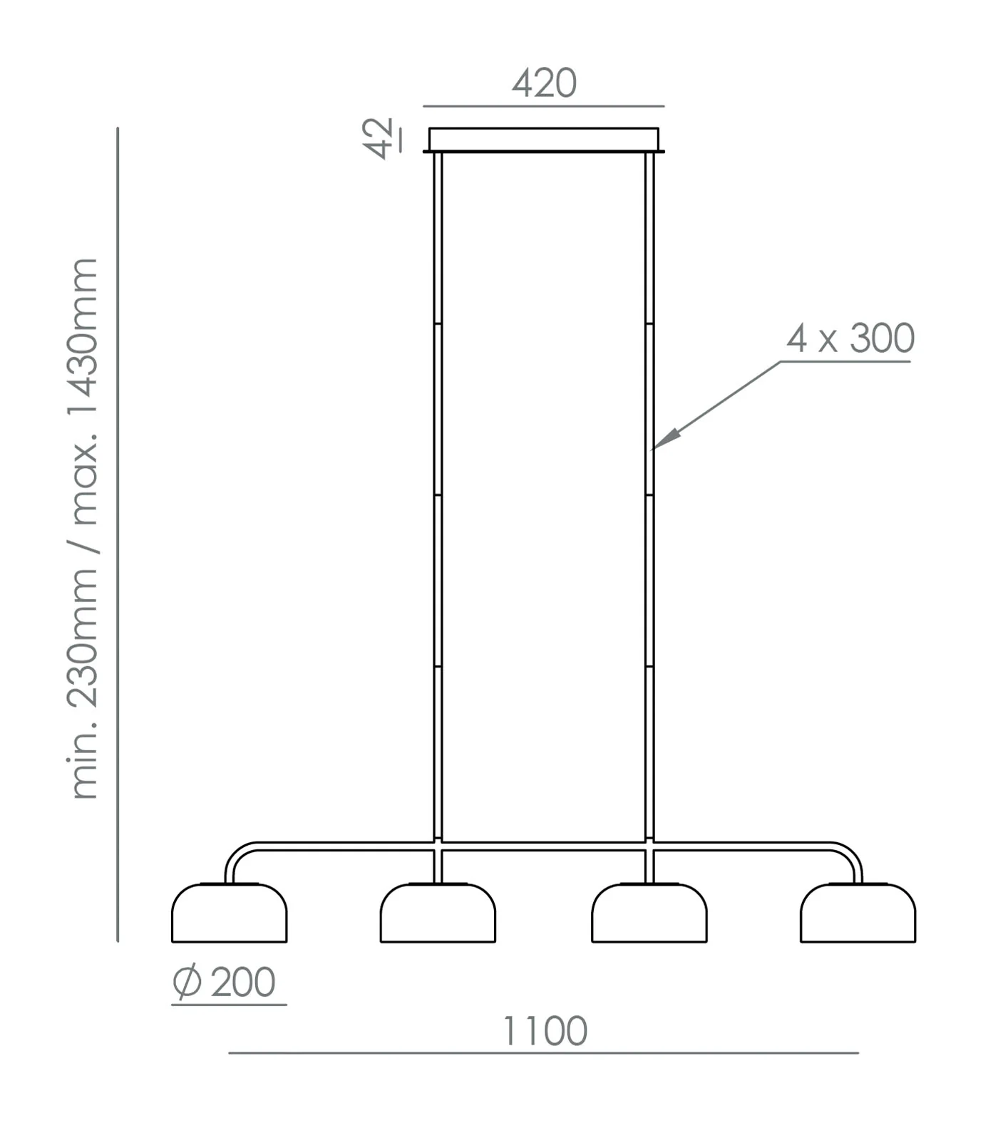Ipon Linear Pendant Light - Image 4