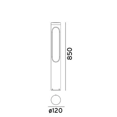 Kisa 2lt Bollard Light - Image 3