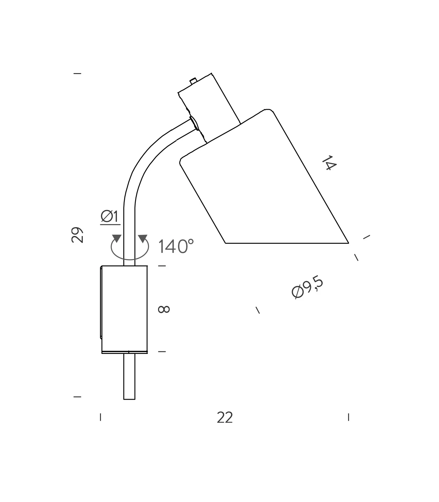 Lampe De Bureau Wall Light - Image 8