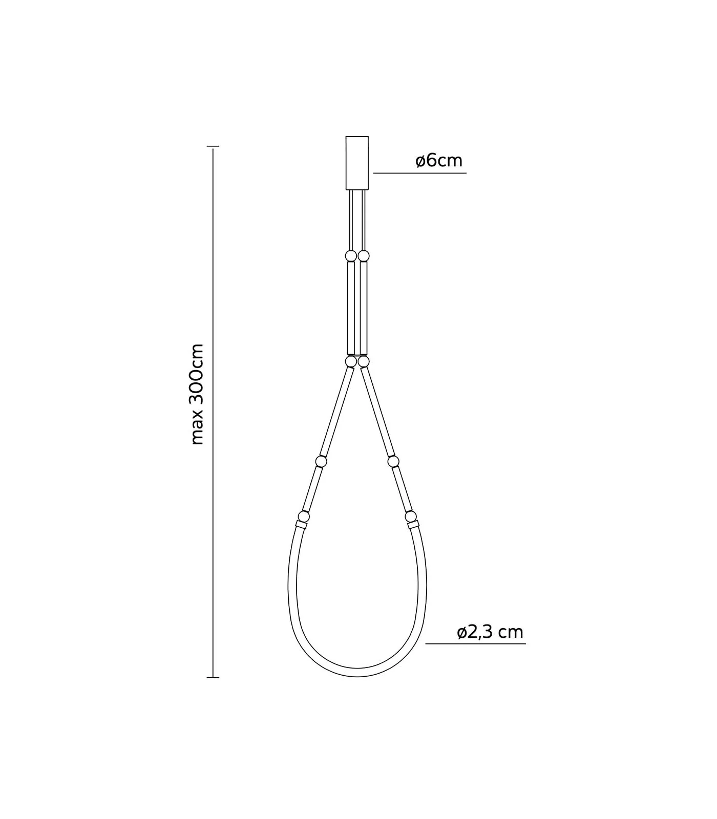 Leda Drop Pendant Light - Image 4
