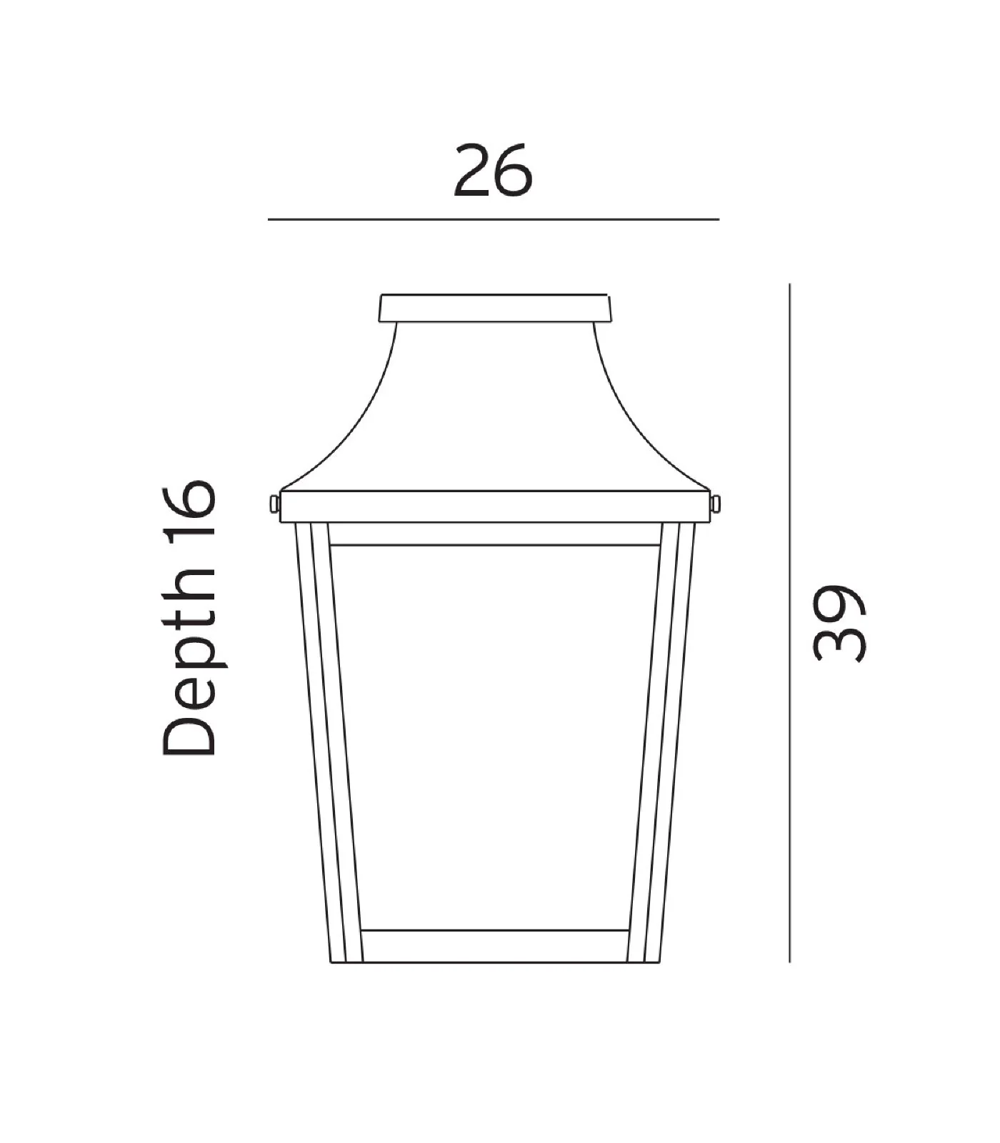 London Flush Wall Light - Image 3