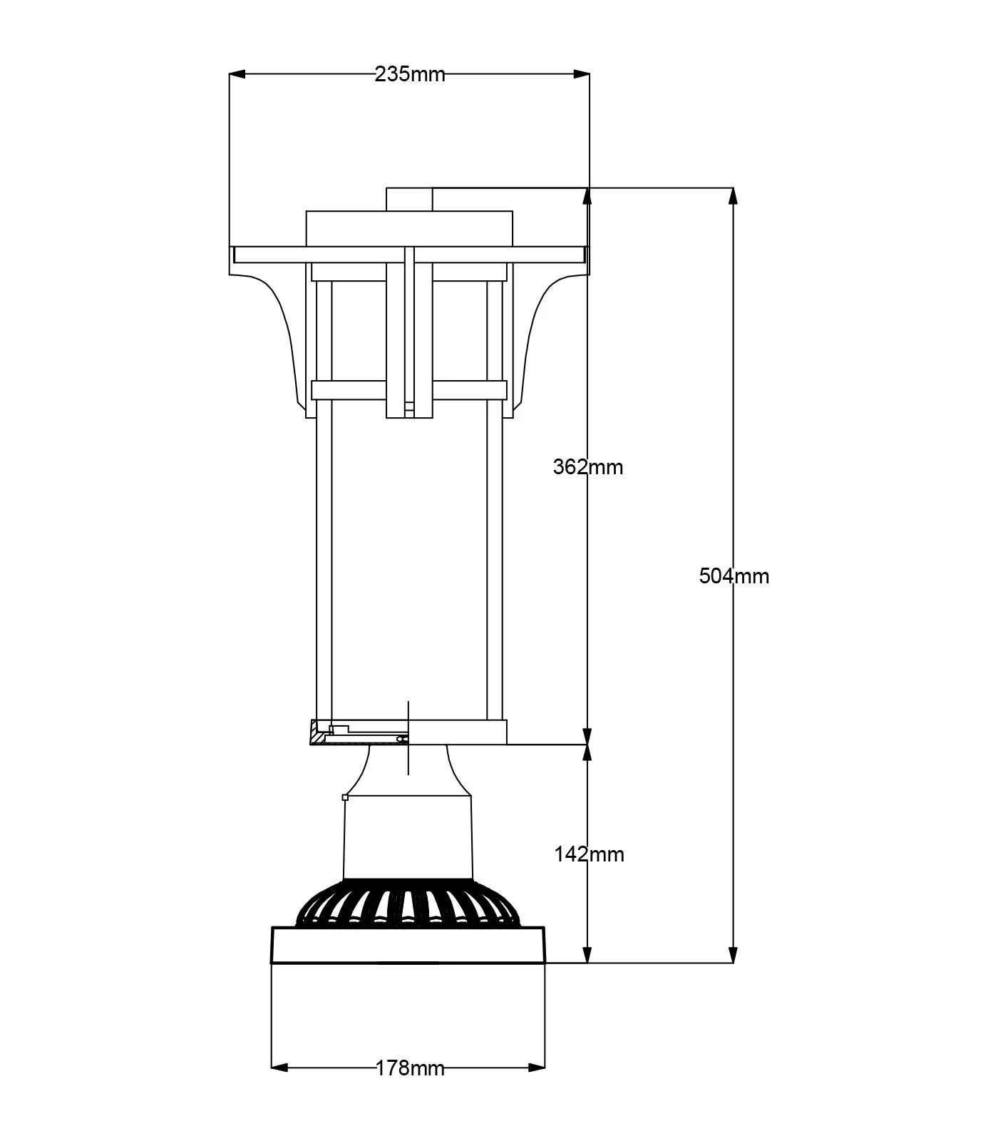 Manhattan Pedestal Light - Image 2