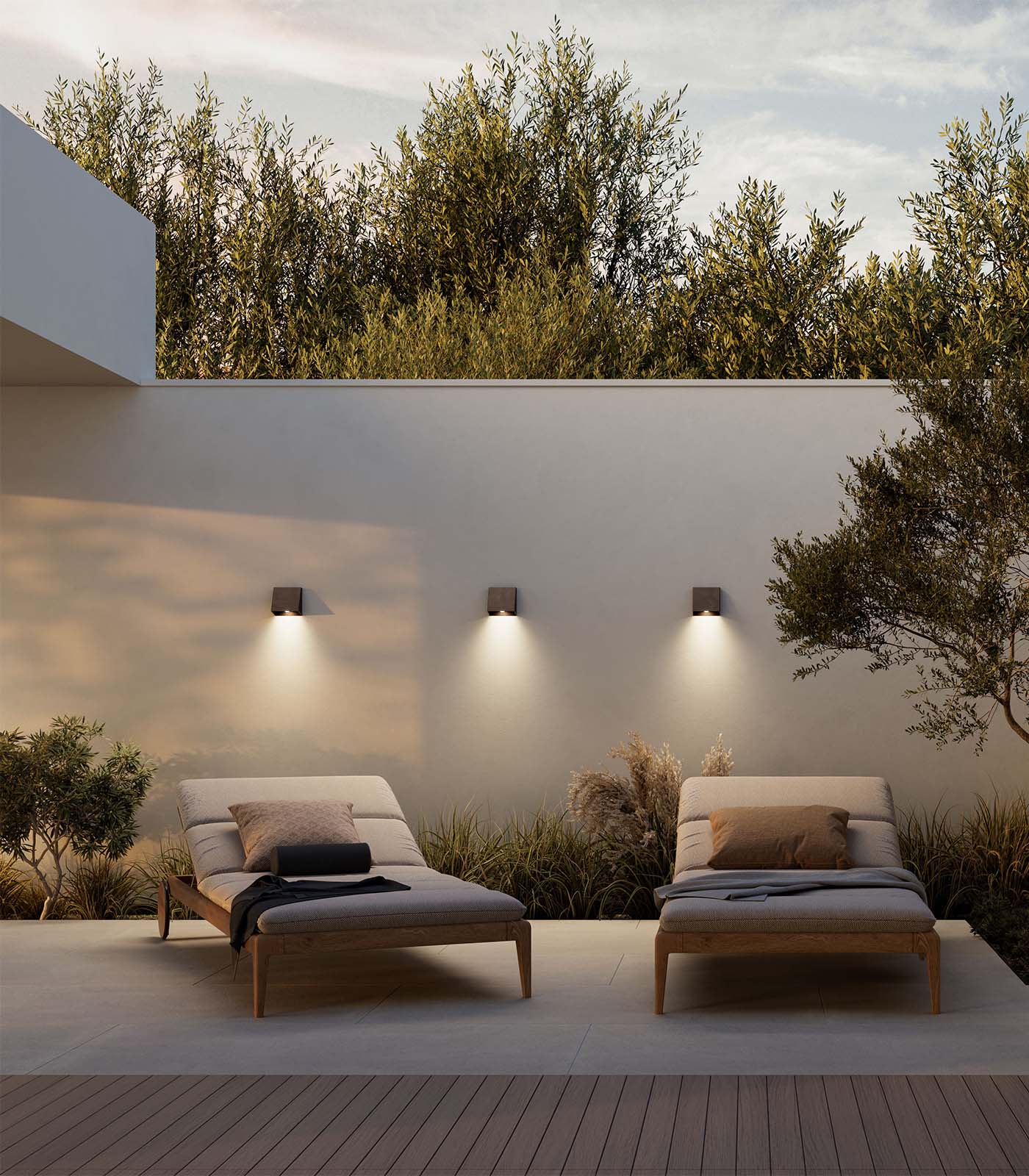 Mask Wall Light
