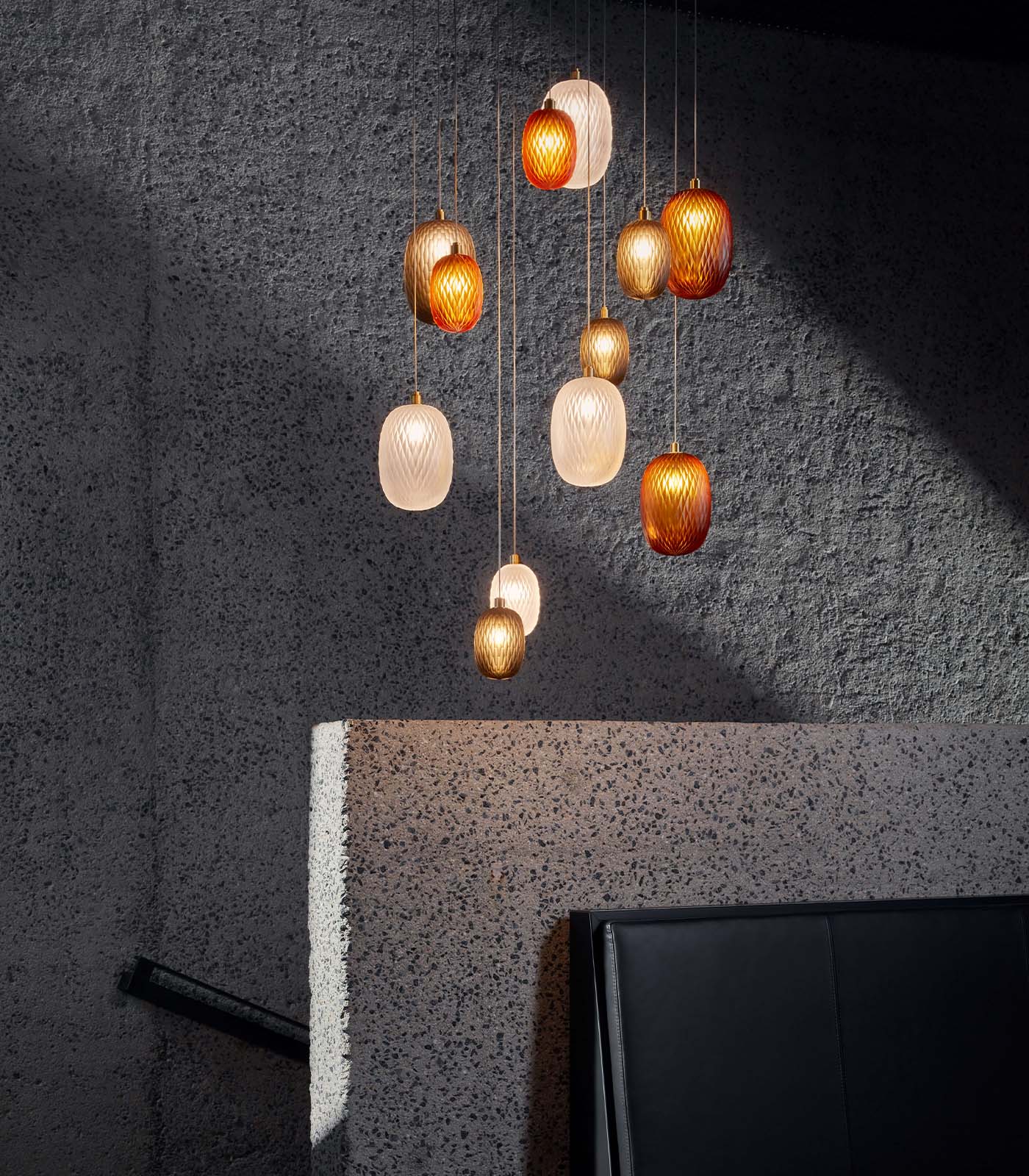 Metamorphosis Gold Pendant Light - Image 4