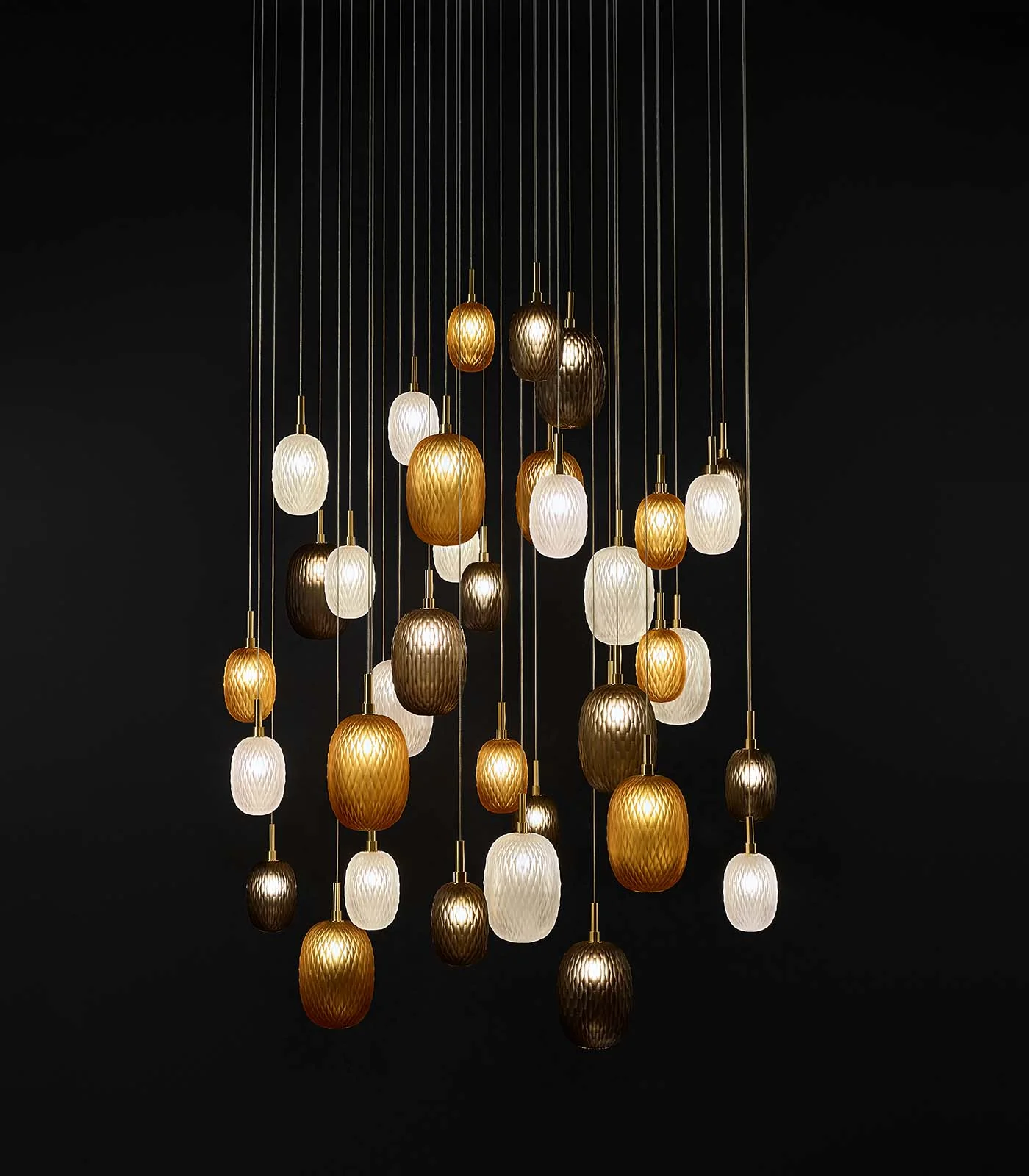 Metamorphosis Gold Pendant Light - Image 5