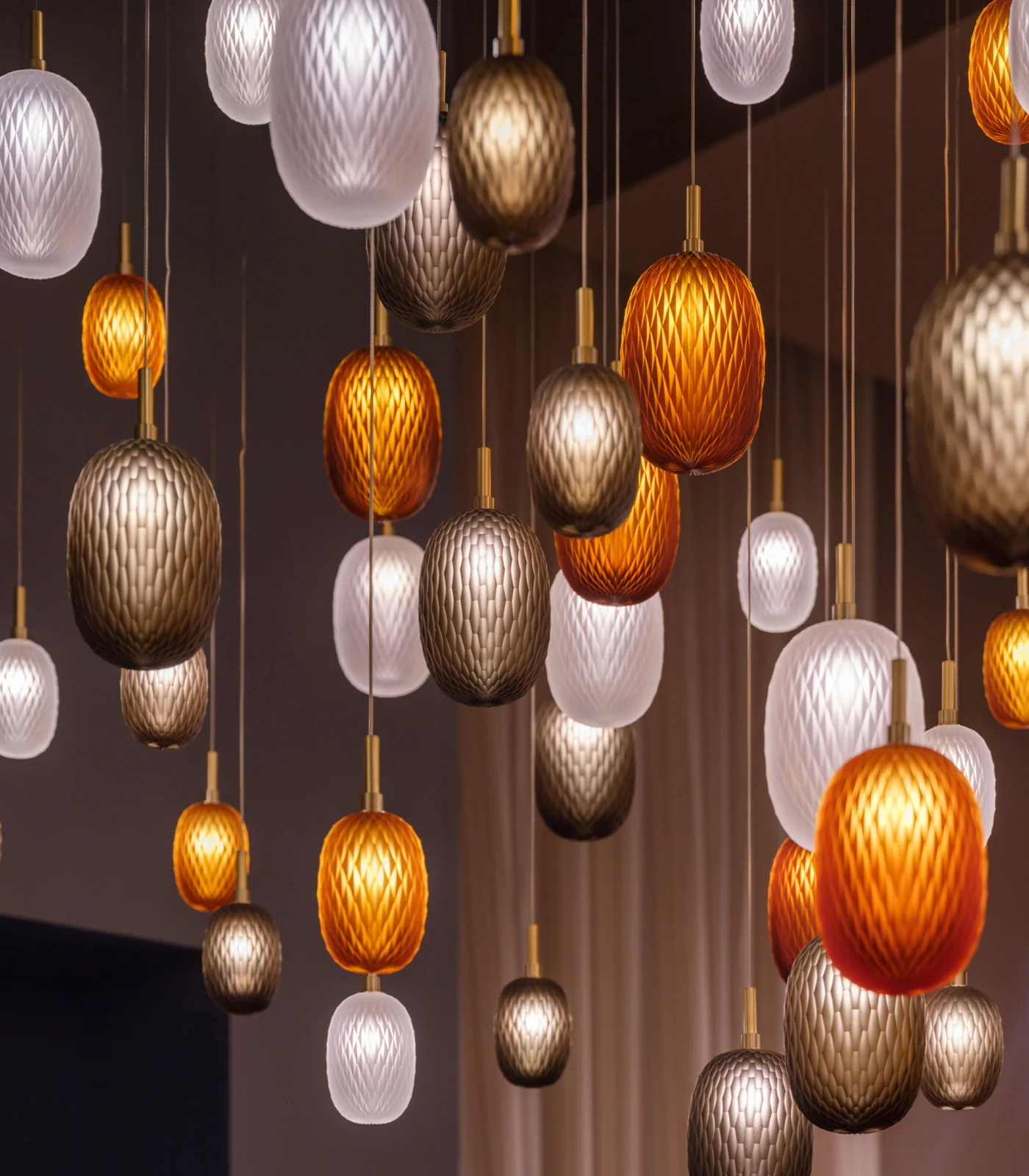 Metamorphosis Gold Pendant Light - Image 6
