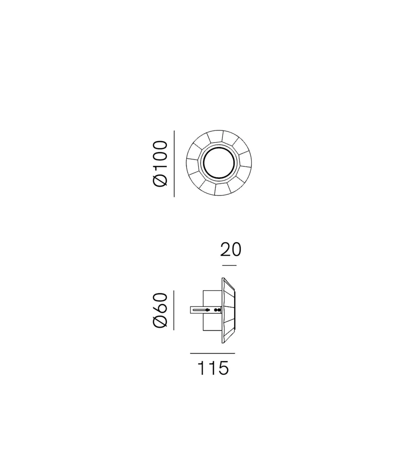 Mini Flush Ceiling Light - Image 2