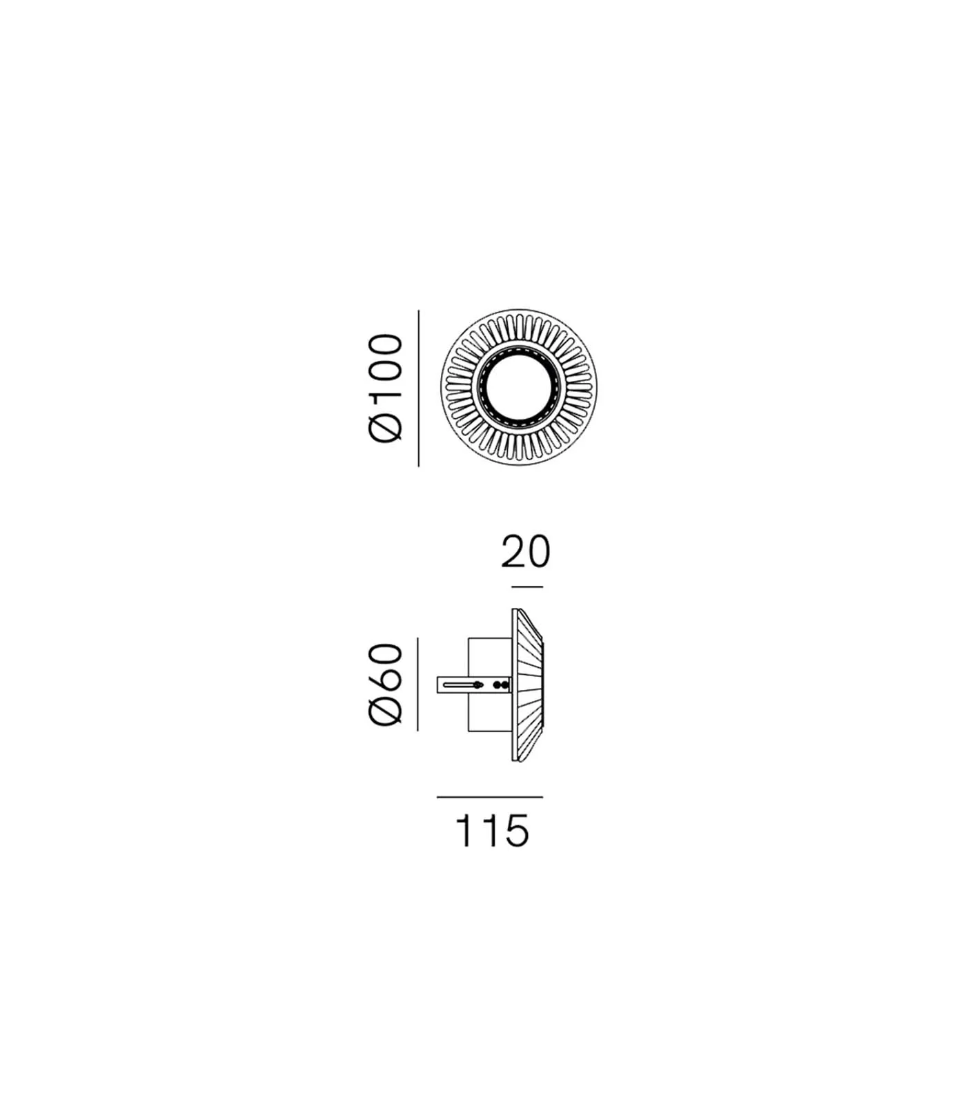 Mini Flush Ceiling Light - Image 3