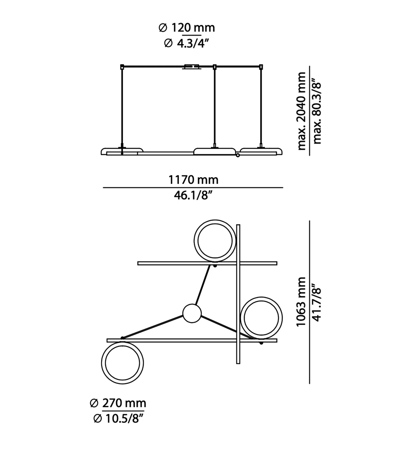 Mood 3lt Pendant Light - Image 7