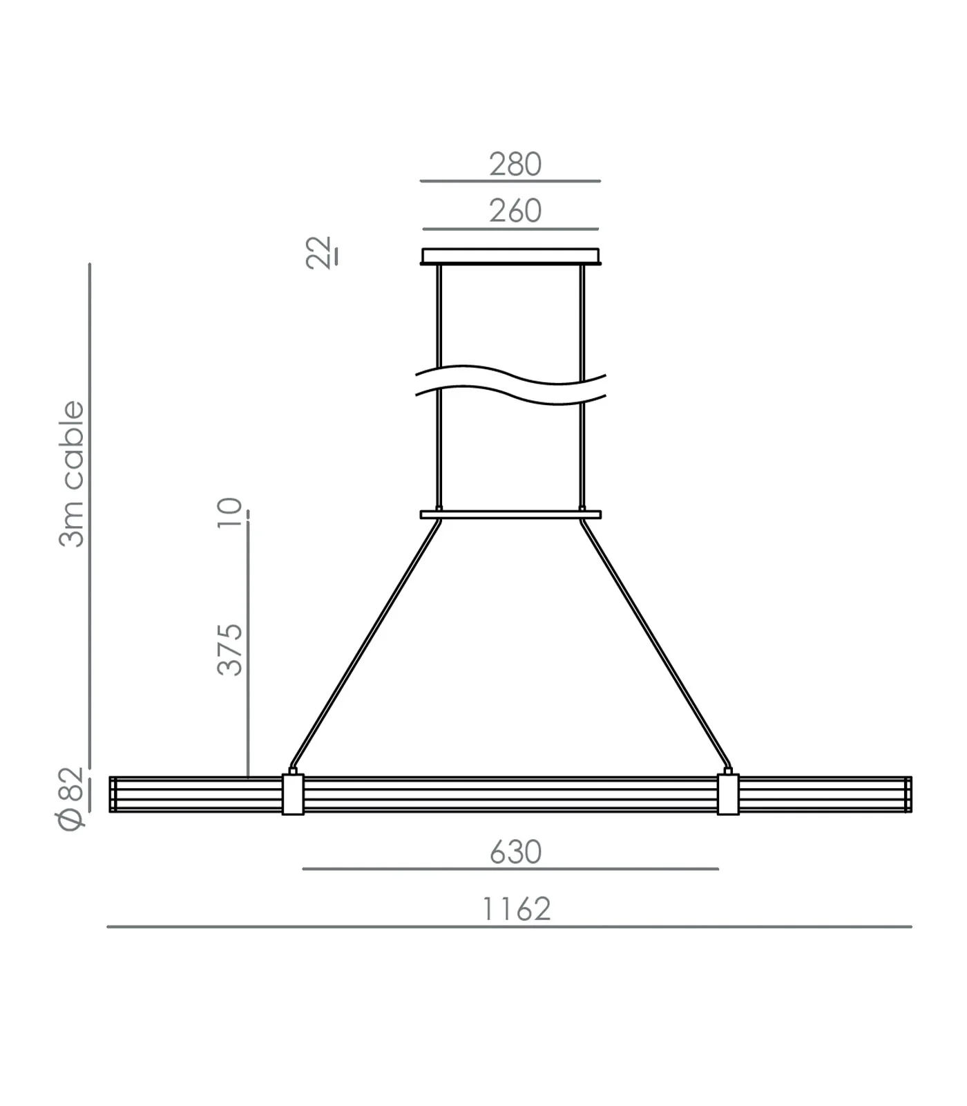 Niro Linear Pendant Light - Image 5