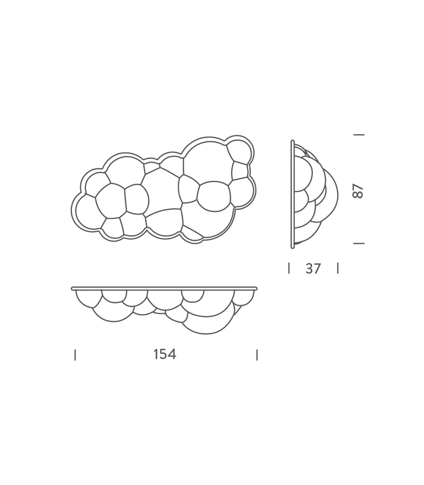 Nuvola Wall/Ceiling Light - Image 7