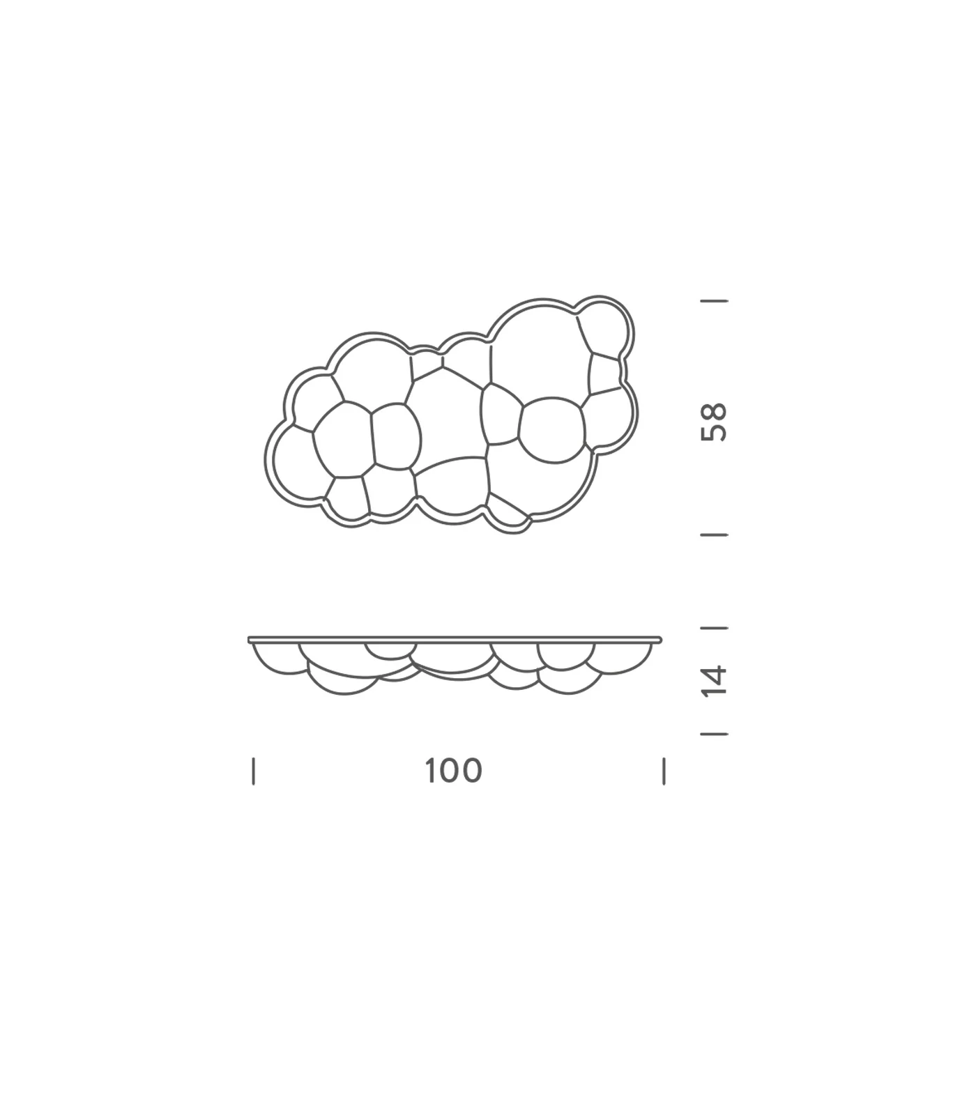 Nuvola Wall/Ceiling Light - Image 8
