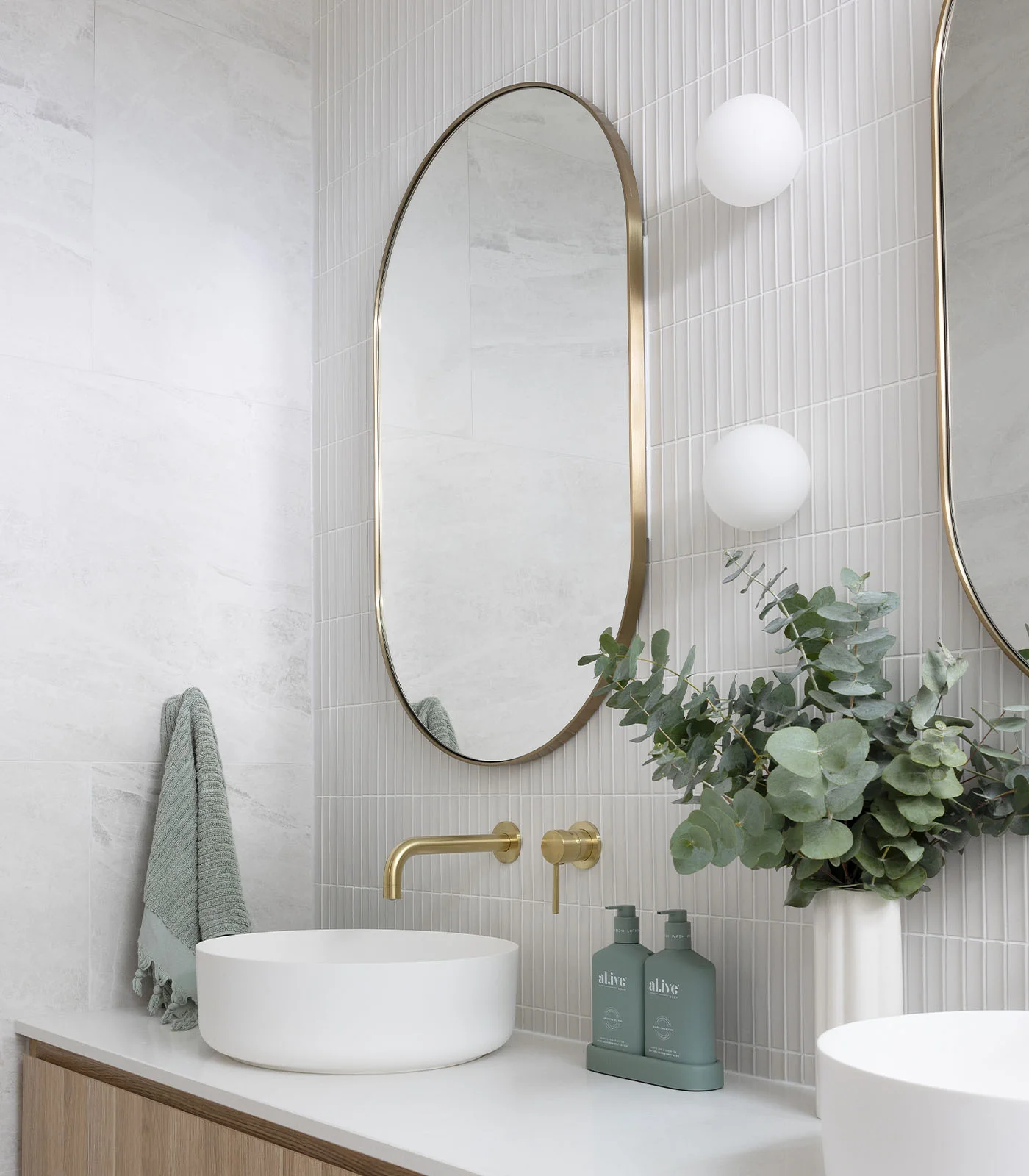 Orb Mirror Wall Light - Image 3