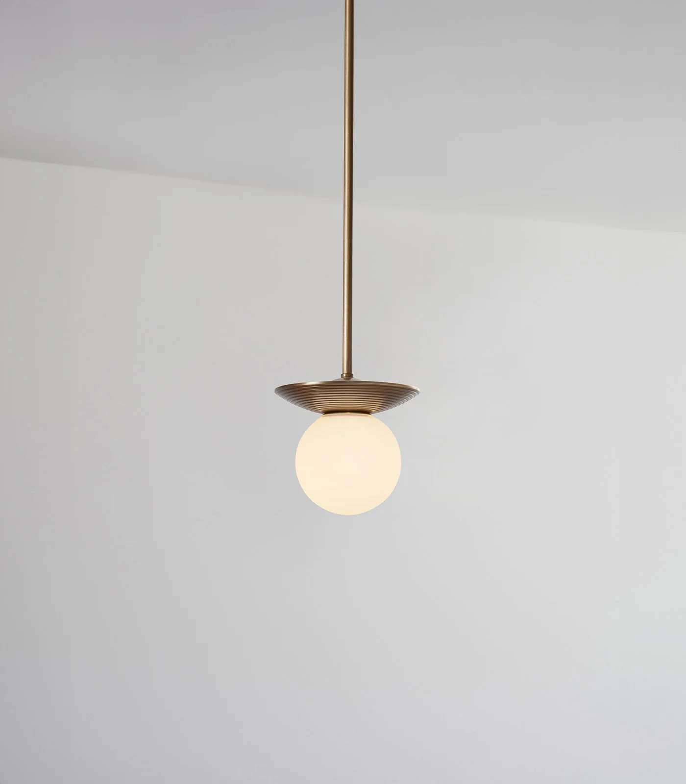 Orbit Brass Pendant Light