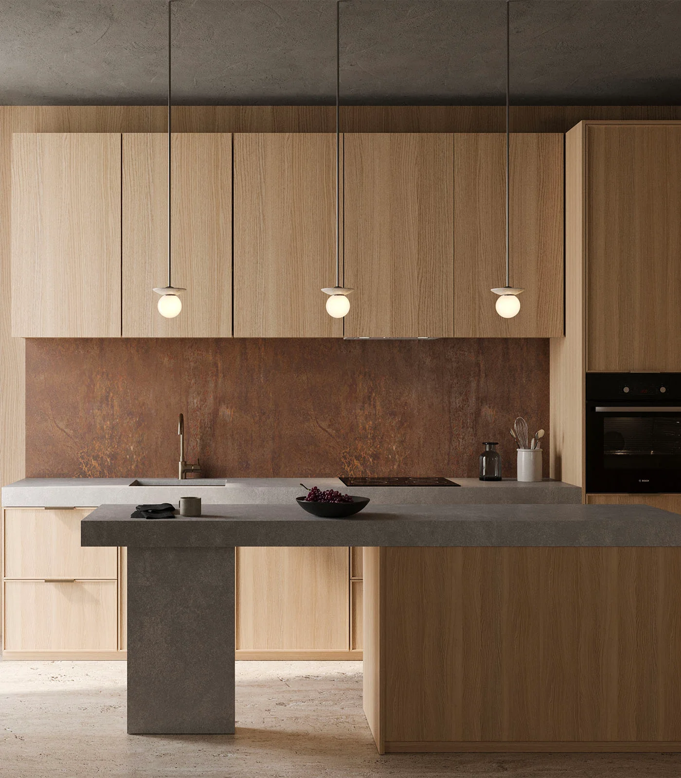 Orbit Stone Pendant Light - Image 2