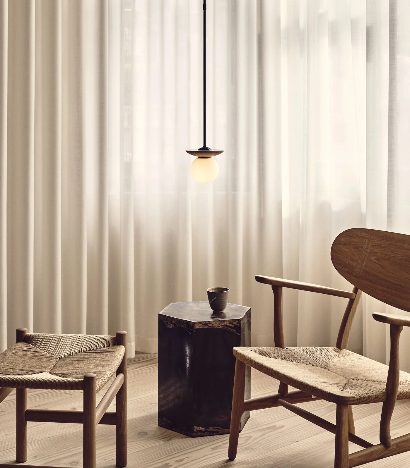 Orbit Stone Pendant Light - Image 4