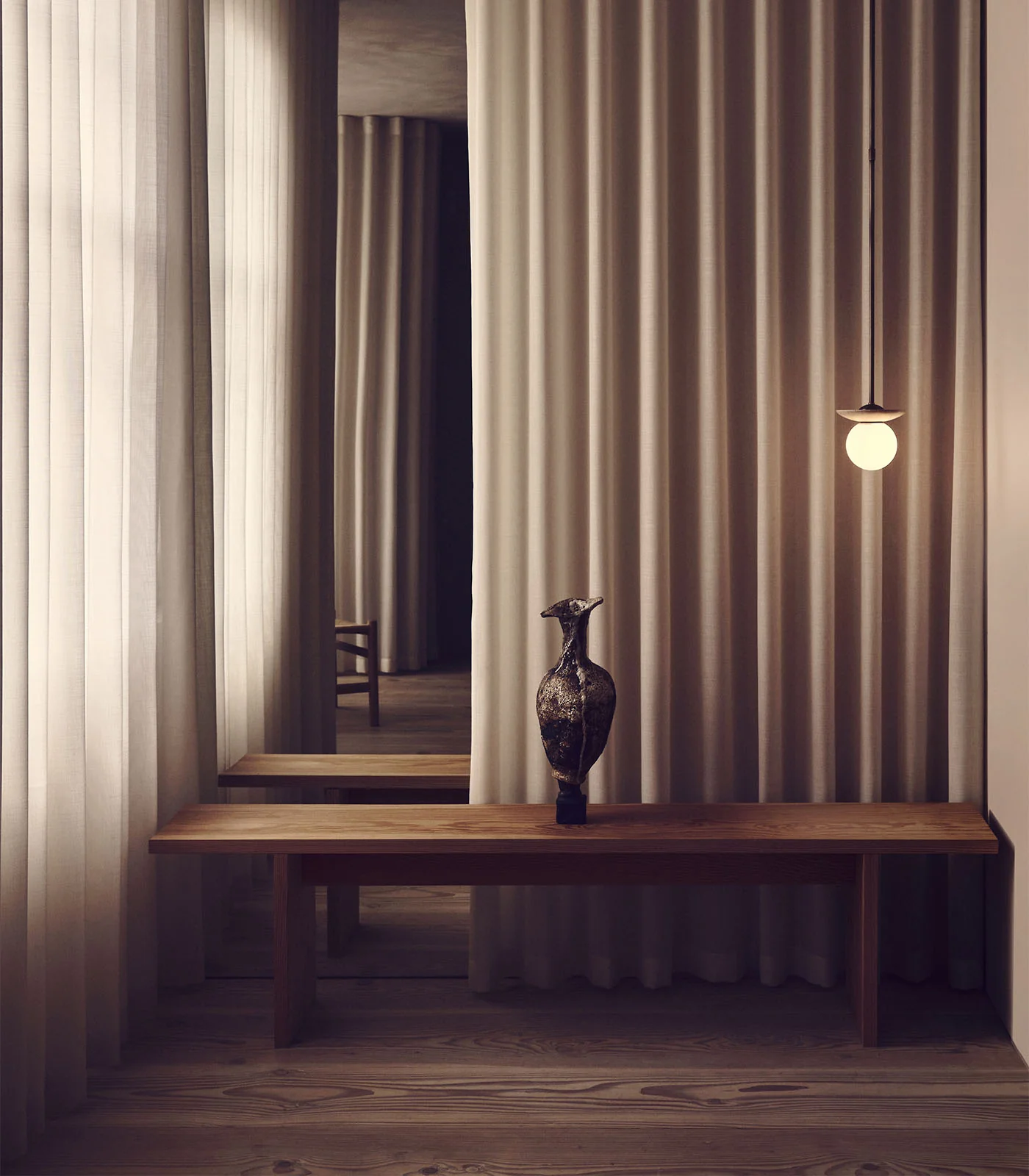 Orbit Stone Pendant Light - Image 7