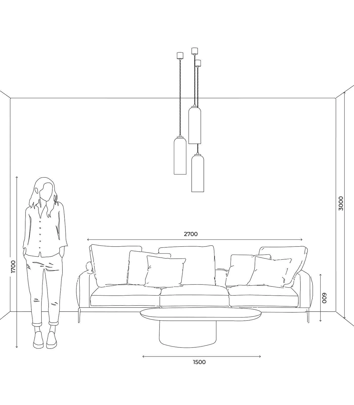 Parlour Elong Pendant Light - Image 8