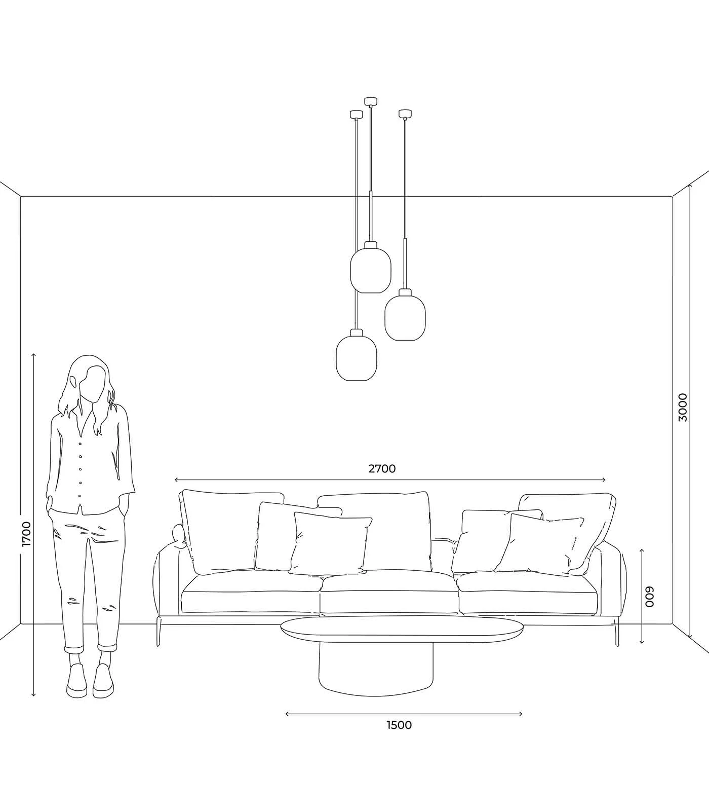 Parlour Lite Curve Pendant Light - Image 7