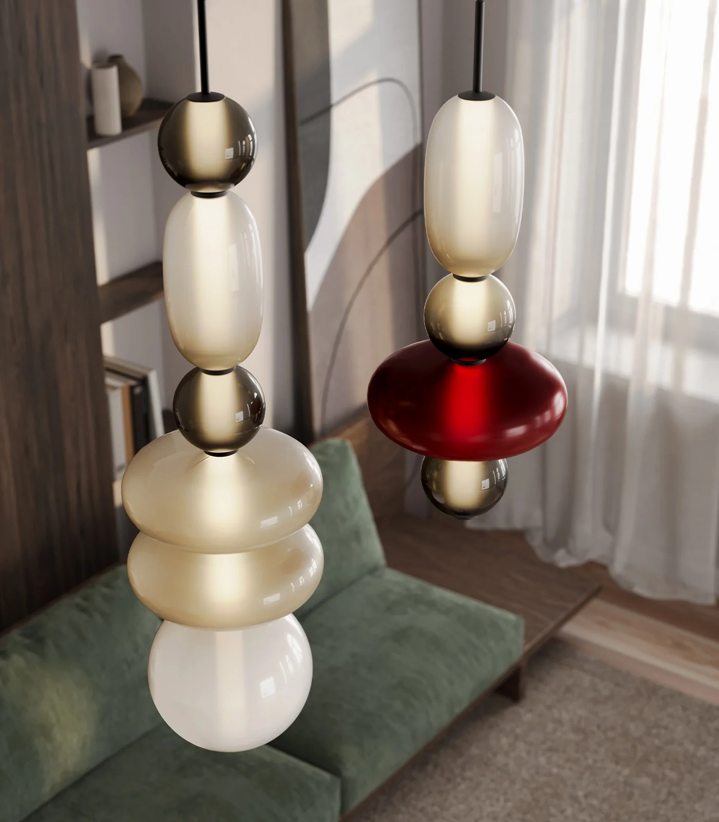 Pebbles Large Pendant Light - Image 4