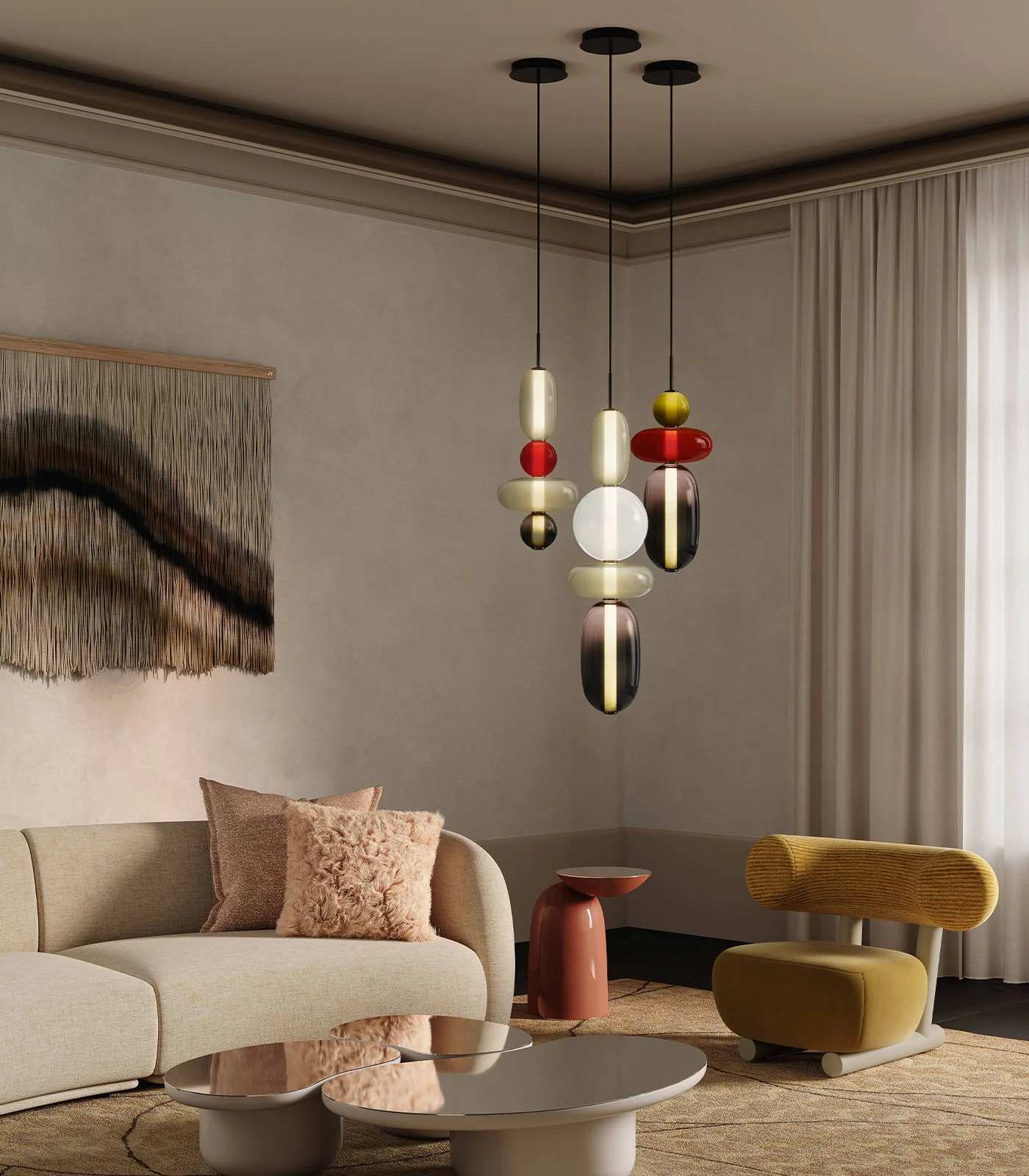 Pebbles Small Pendant Light - Image 2