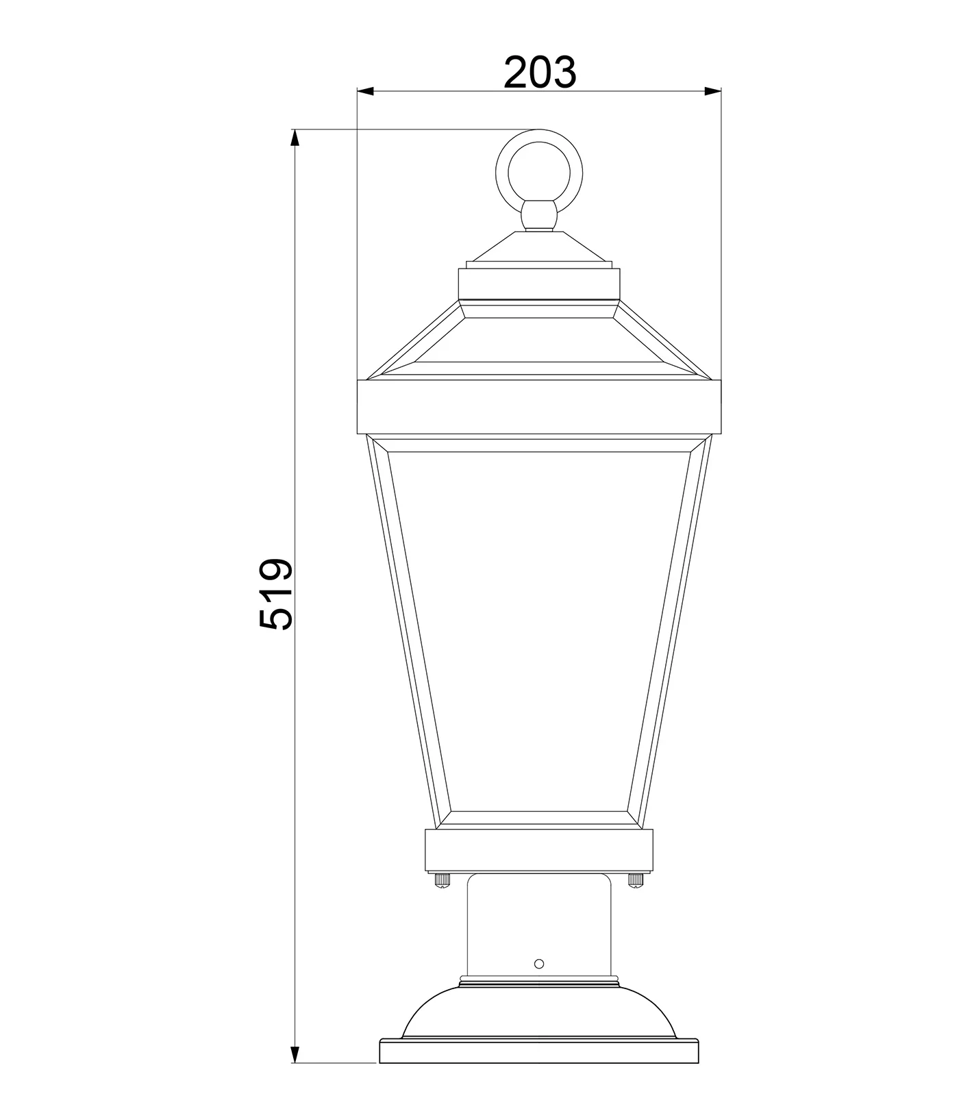Ravine Pedestal Light - Image 2